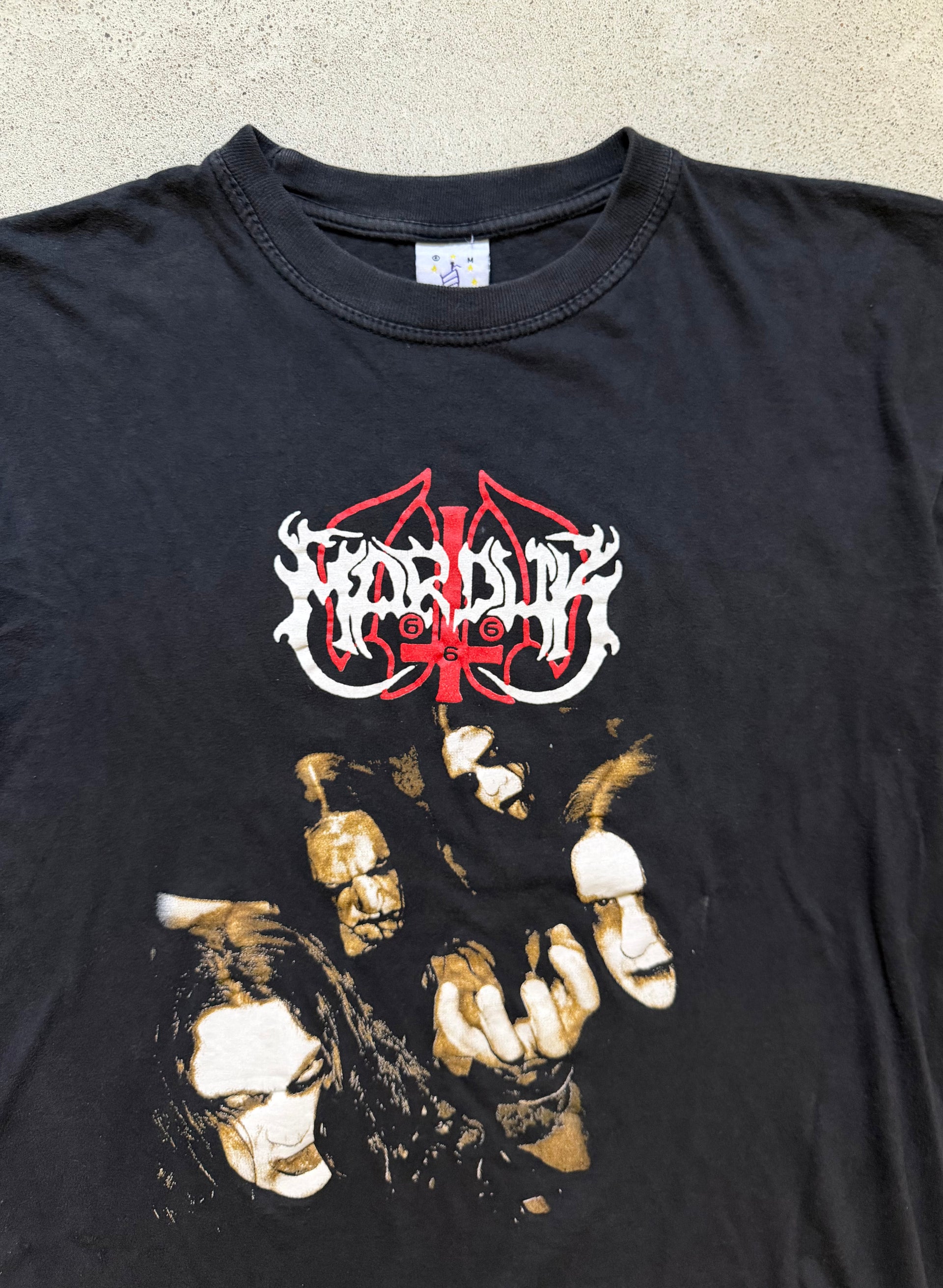 90s Marduk 666 Logo Double Sided T-Shirt | Size M