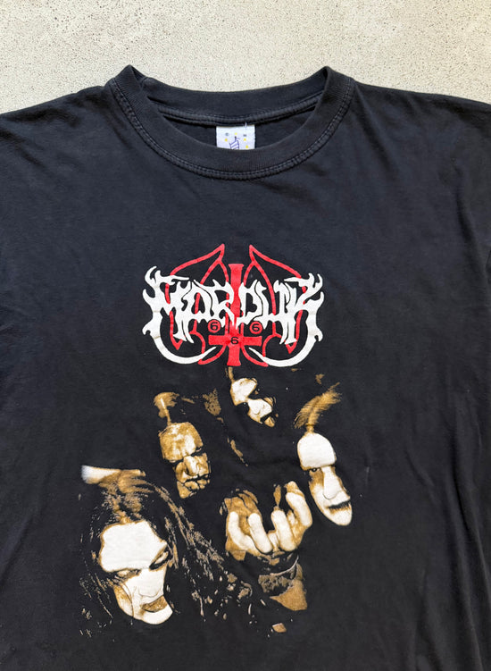 90s Marduk 666 Logo Double Sided T-Shirt | Size M