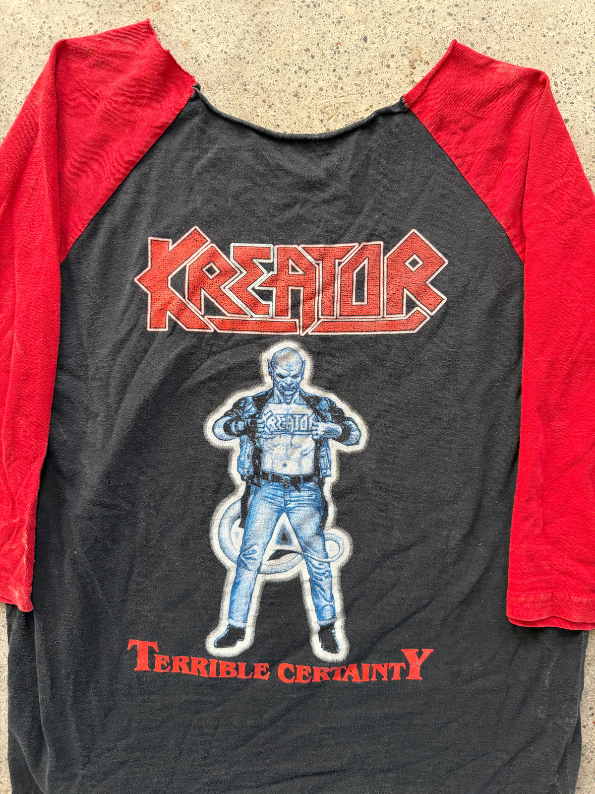 90s Kreator “Terrible Certainty” Raglan T-Shirt | Size M