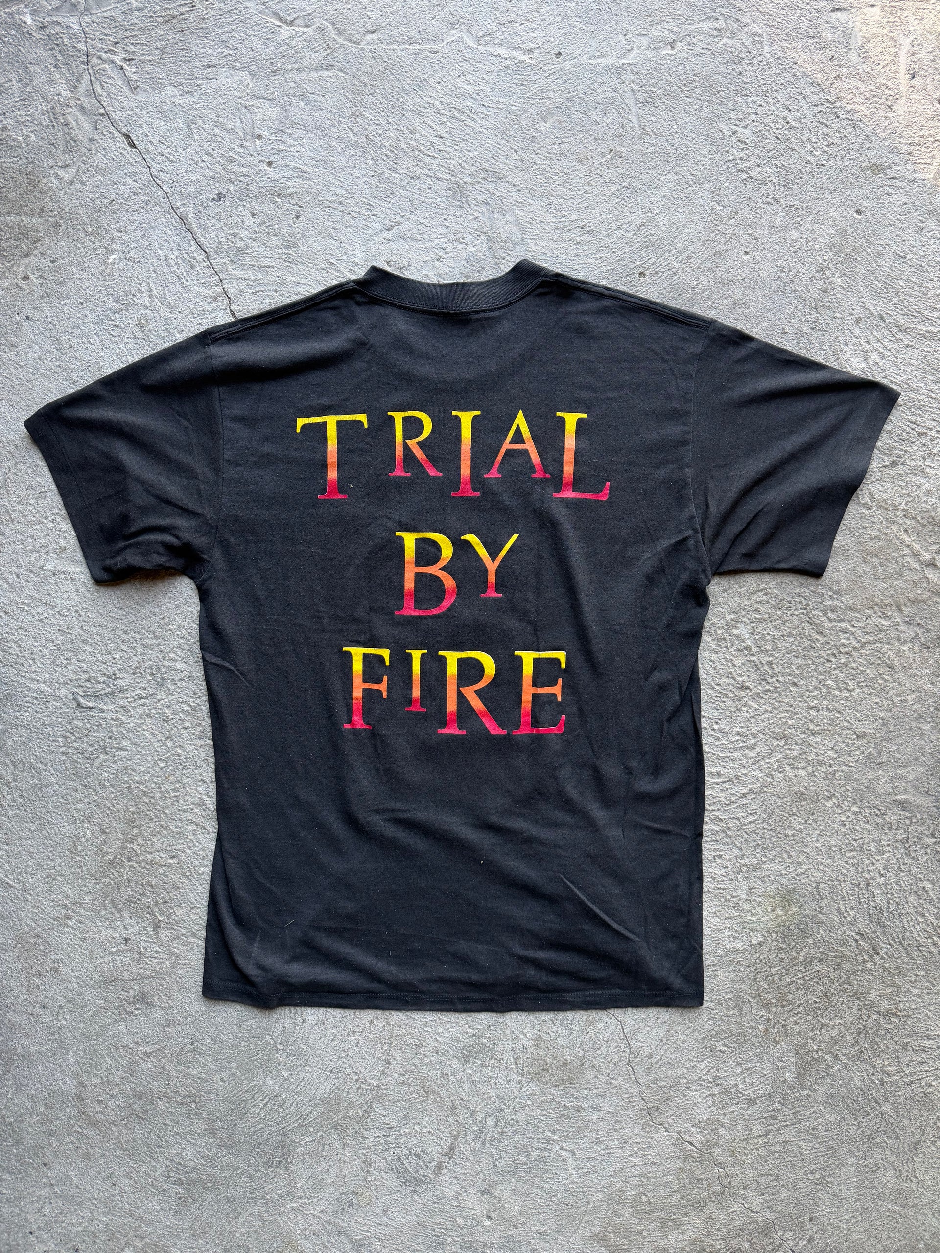 80s Testament Trial by Fire 1989 Vintage Tour Tee | Size L