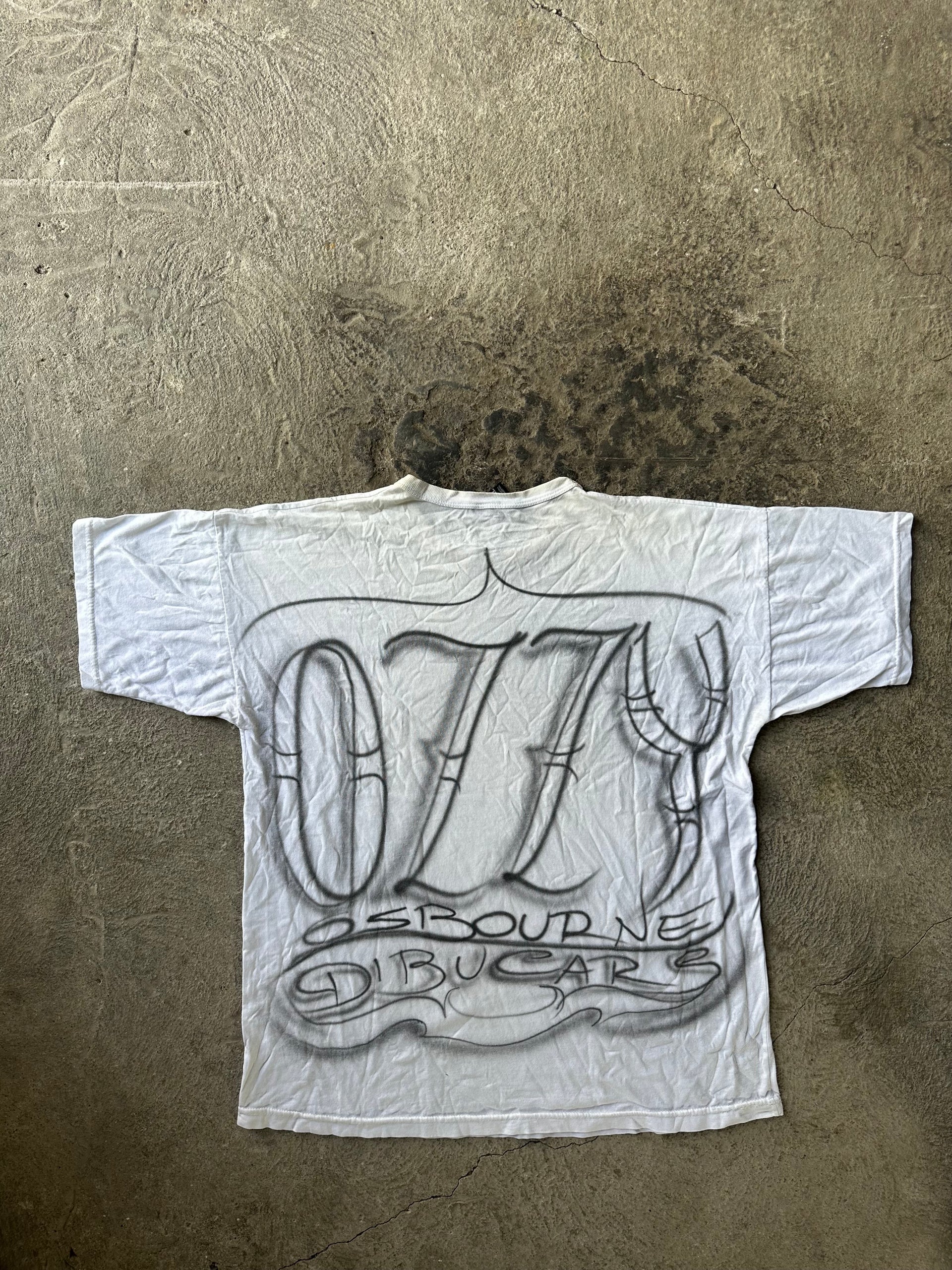 00s Ozzy Osbourne Argentina Bootleg Paint Tee | Size XL
