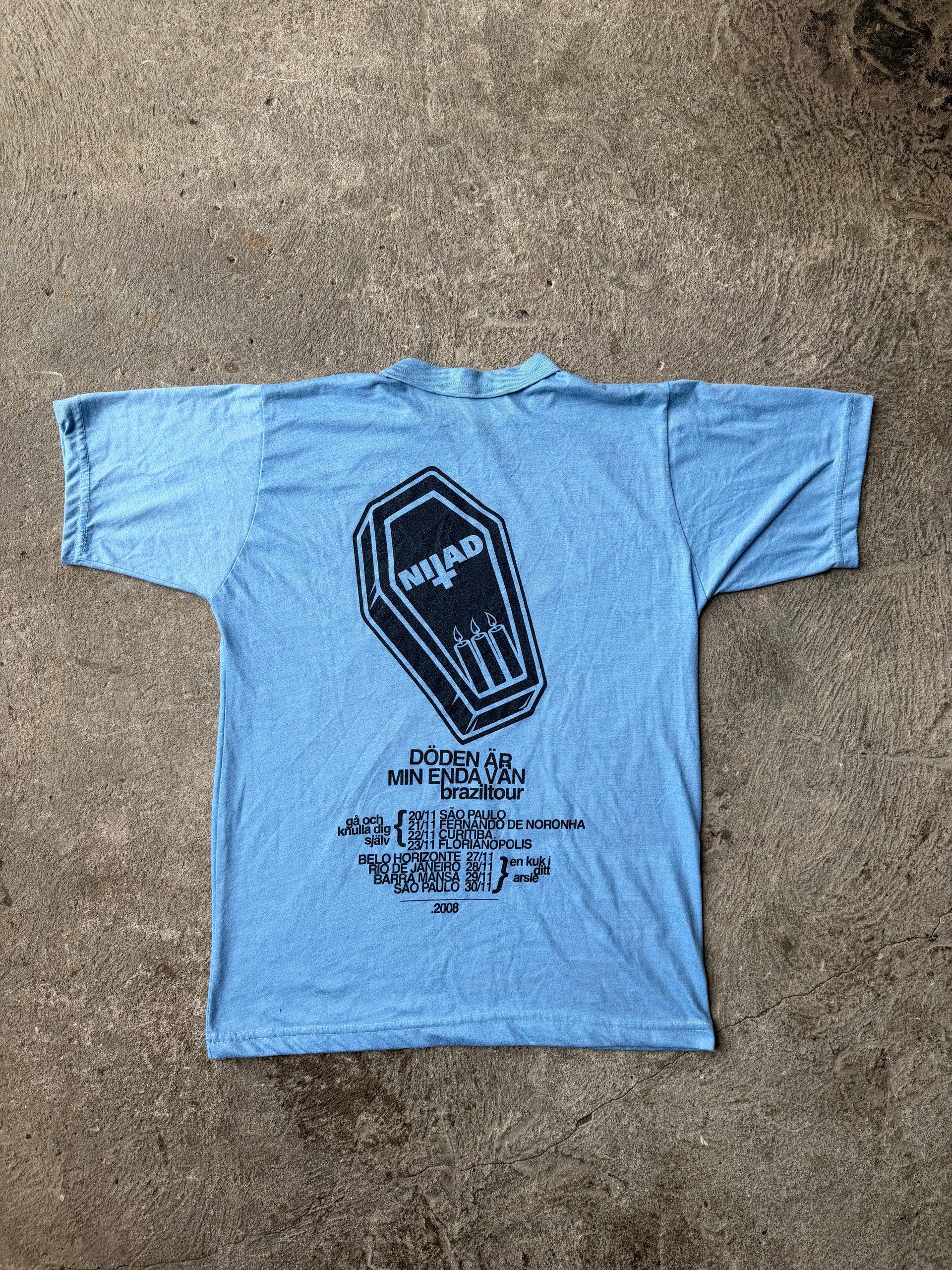 00s Nitad “Döden Är Min Enda Vän” Brazil Tour Tee | Size M