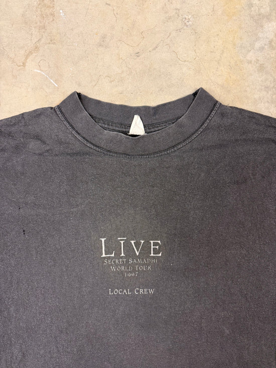 90s Live Secret Samadhi World Tour 1997 Local Crew Tee | Size XL