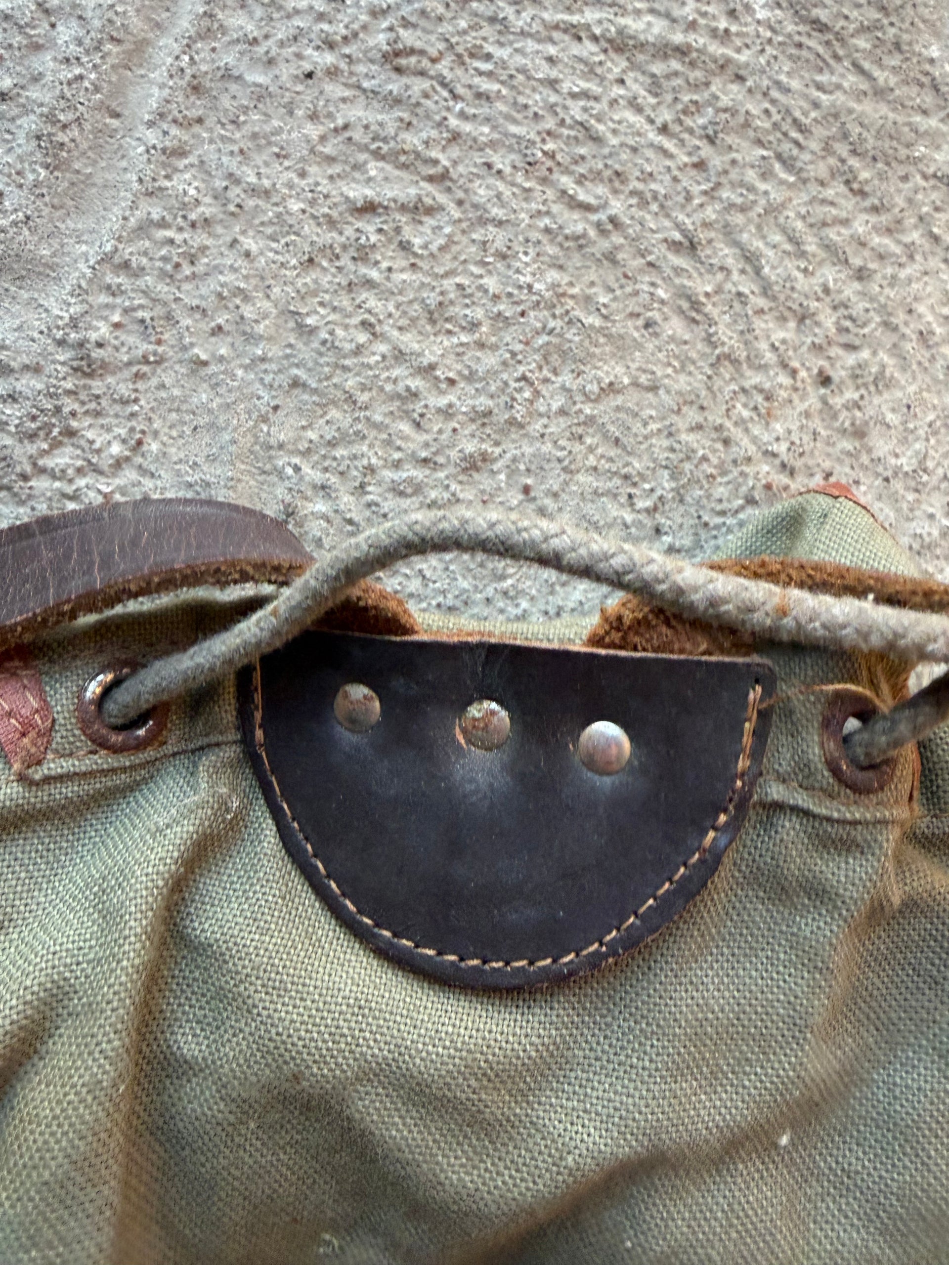 1950s Utility Canvas Backpack