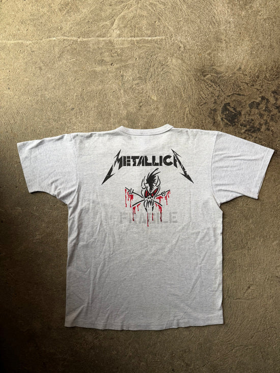 90s Metallica Live Shit Henley Tee | Size XL