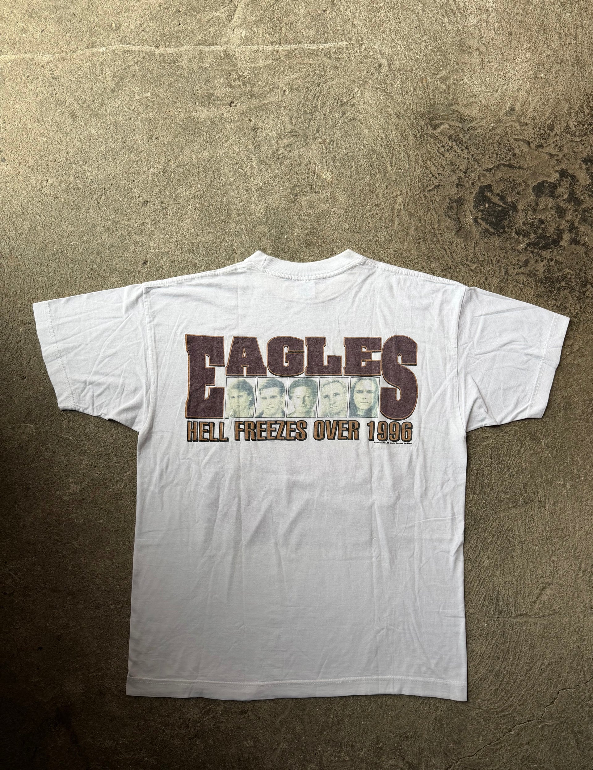 90s Eagles Hell Freezes Over 1996 Tour Tee | Size L
