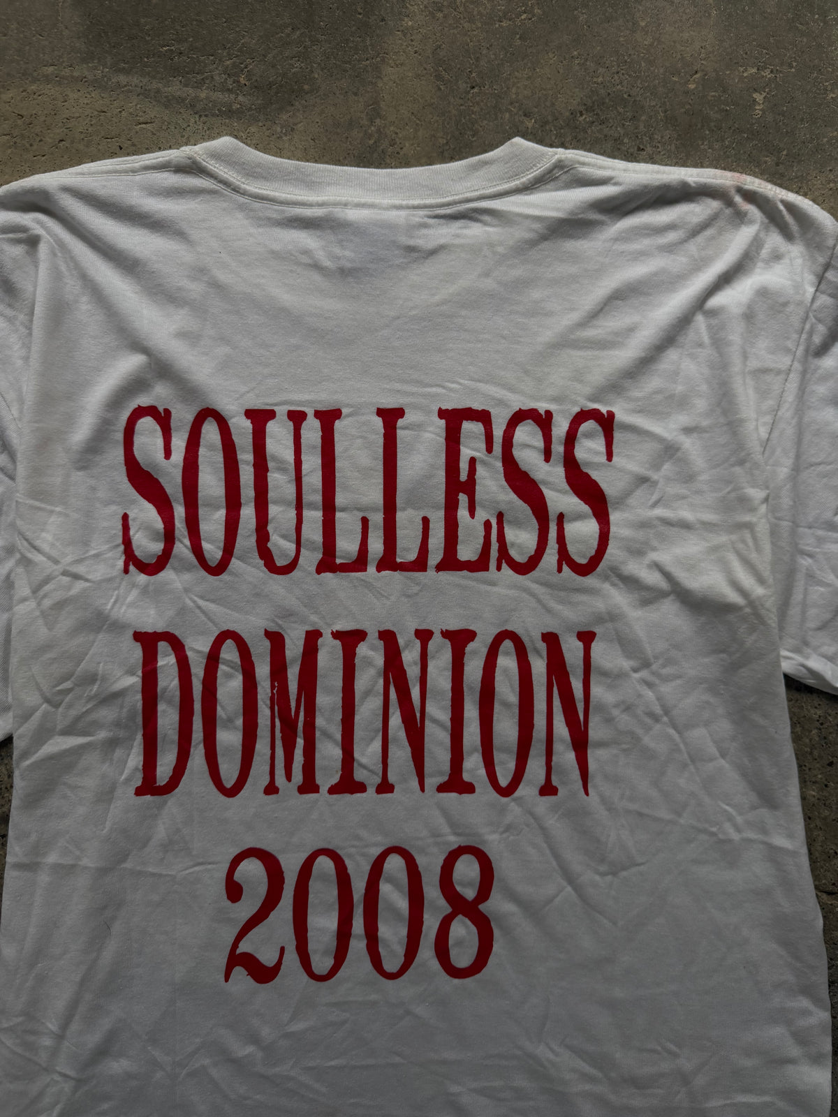 2000s Grave “Soulless to the Core” T-Shirt | Size L