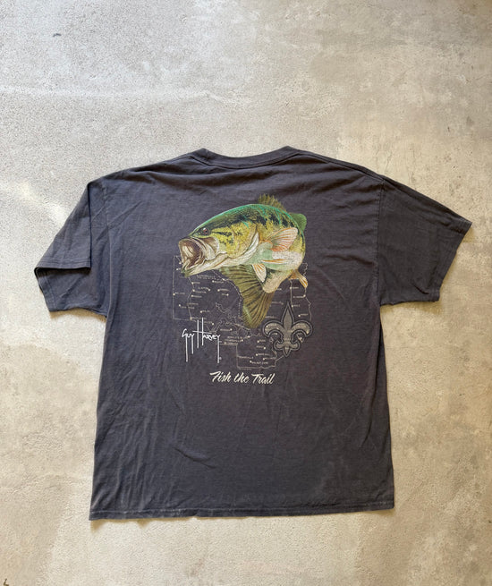 2010s Guy Harvey Fish Graphic Pocket Tee | Size XL