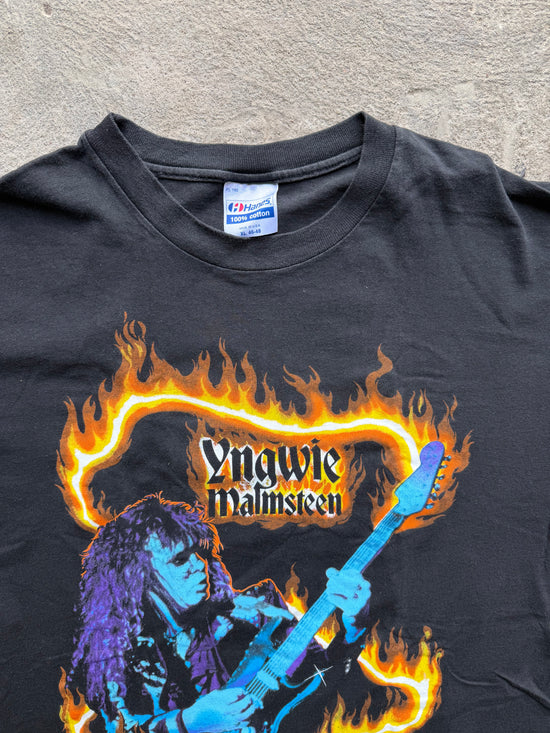 Yngwie Malmsteen Flames 1991 Vintage Tee | Size XL