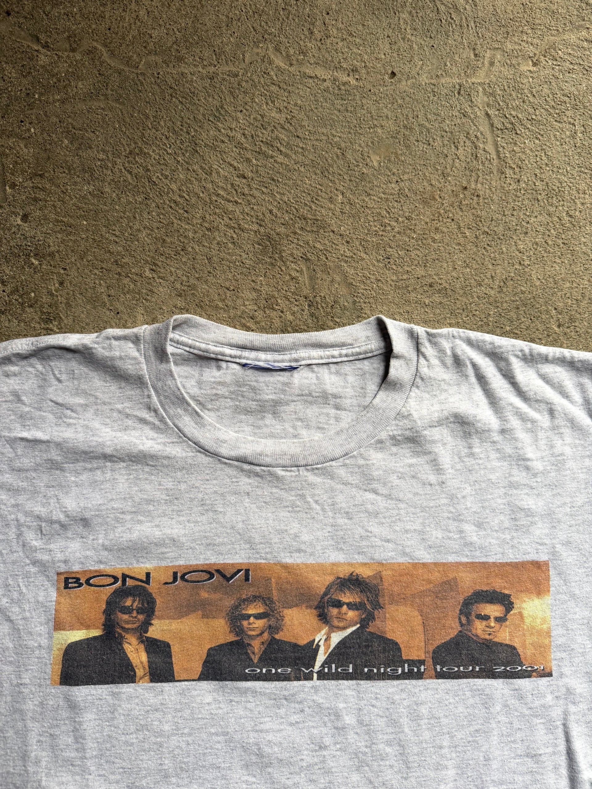 Bon Jovi One Wild Night Tour 2001 Single Stitch Tee | Size L
