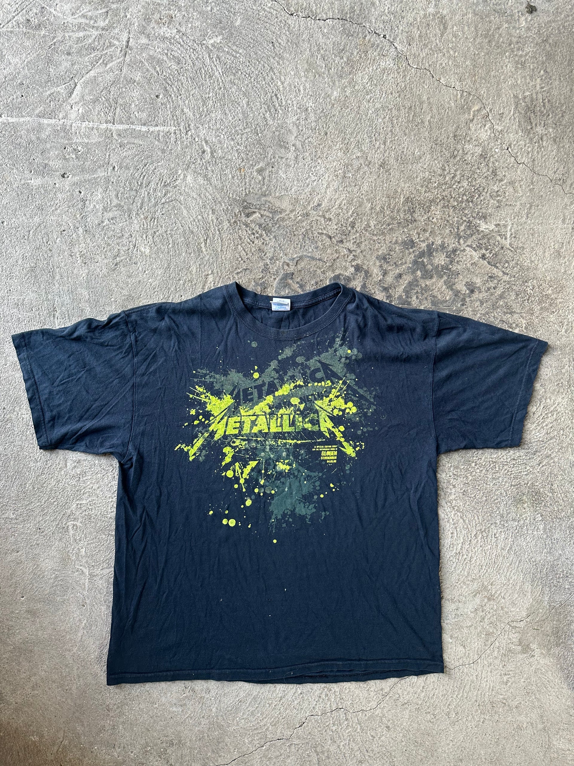 Metallica Stockholm Sick of the Studio 2007 Vintage Tour Tee | Size XL