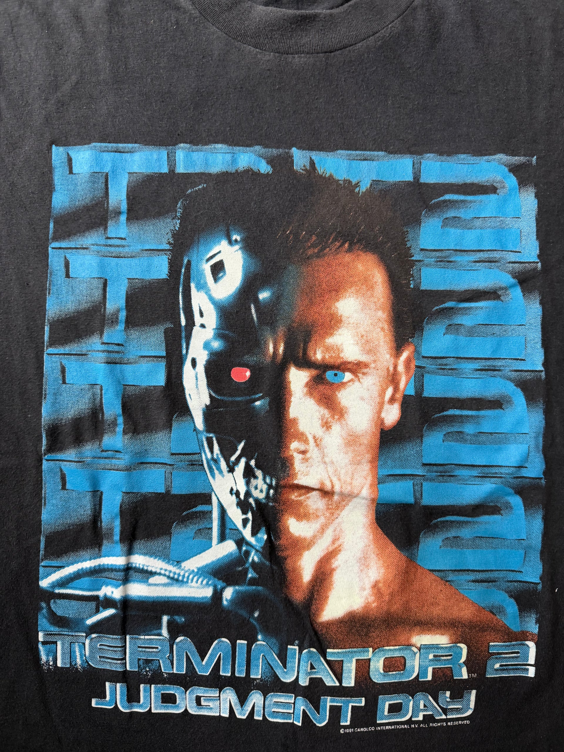 90s Terminator 2 Judgment Day Tee | Size L