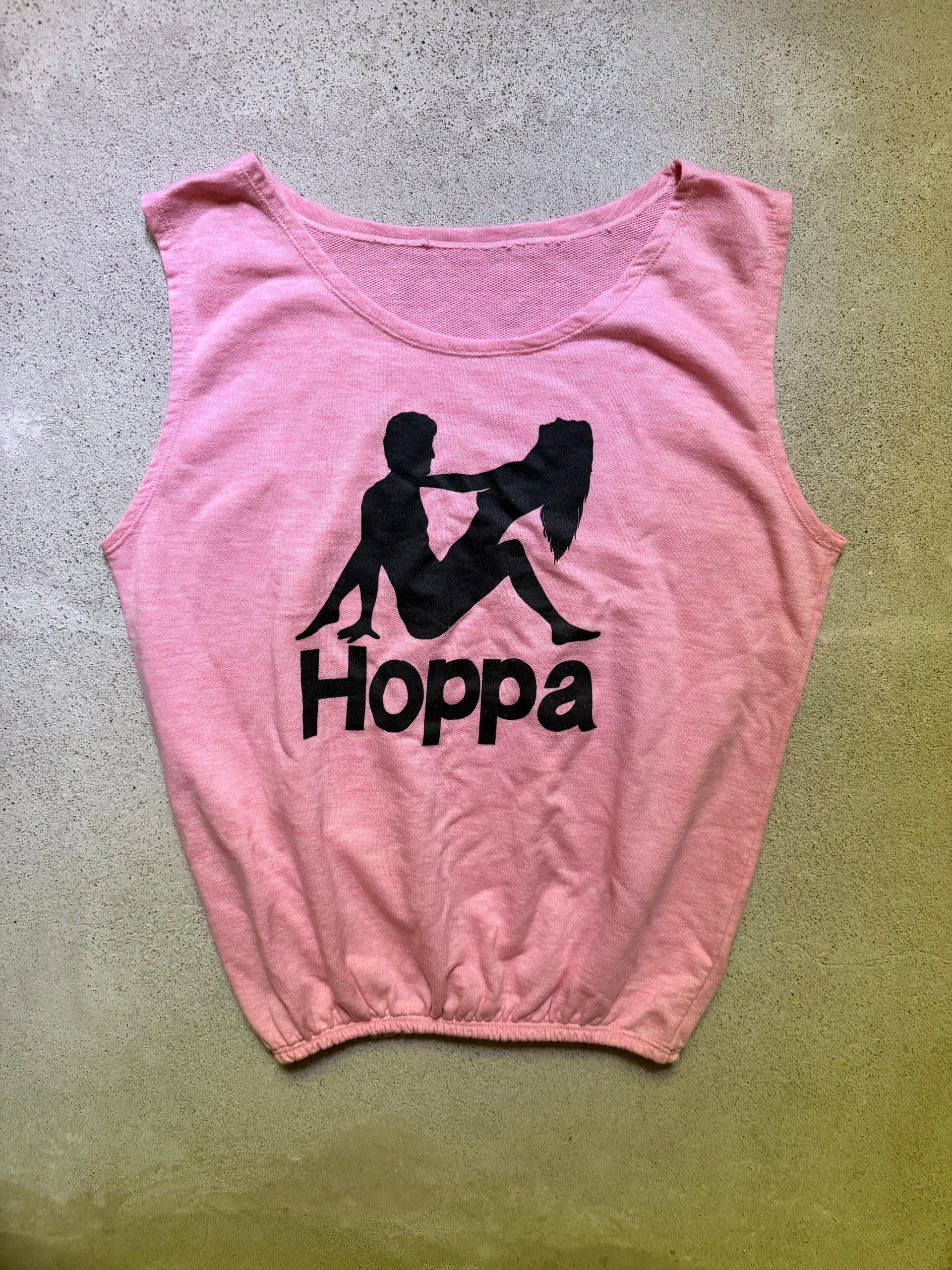1980s Swedish Novelty “Hoppa” Sleeveless Sweatshirt | Size L