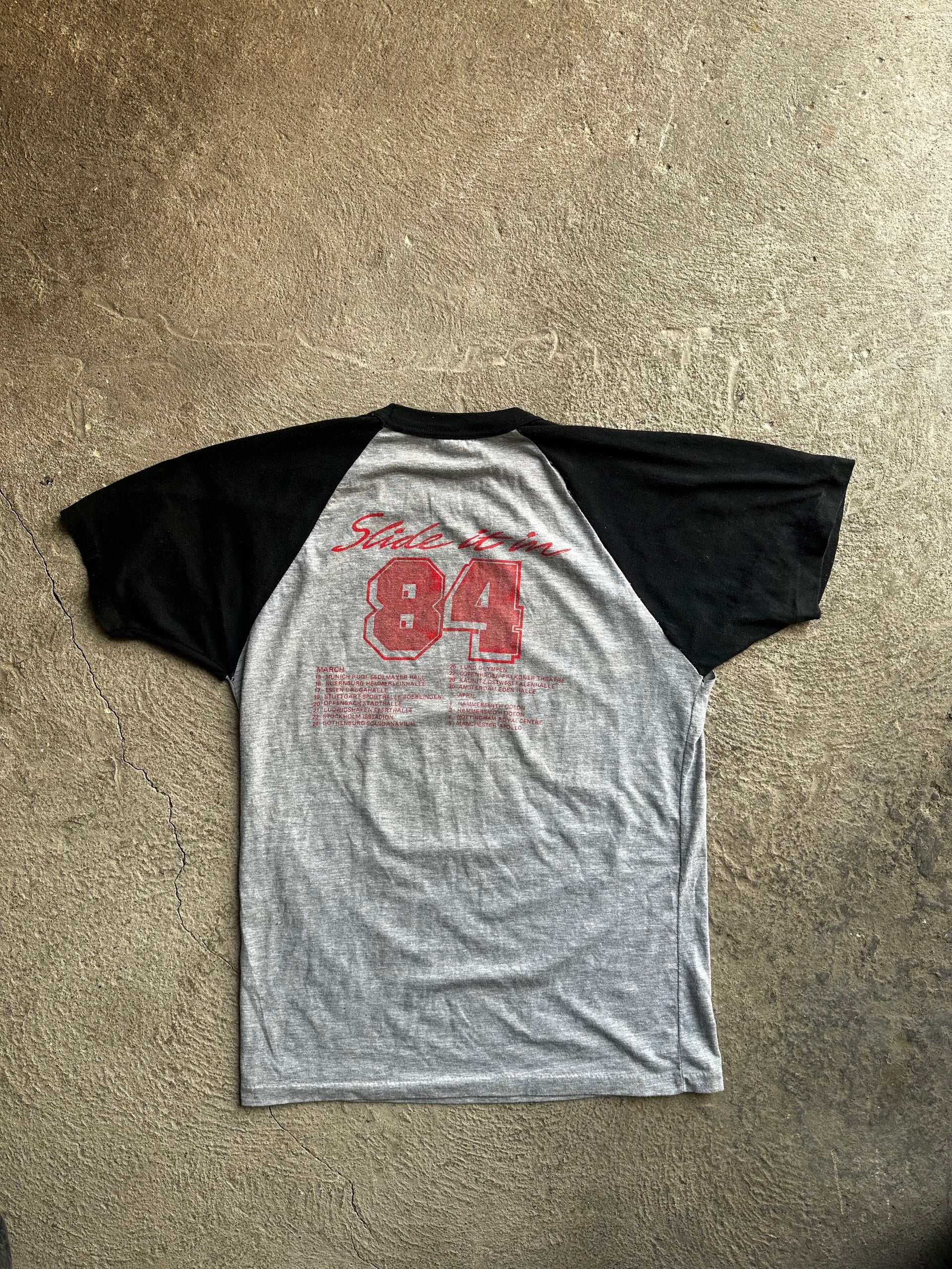 Vintage Whitesnake 1984 Slide It In Tour Tee | Size S/ M