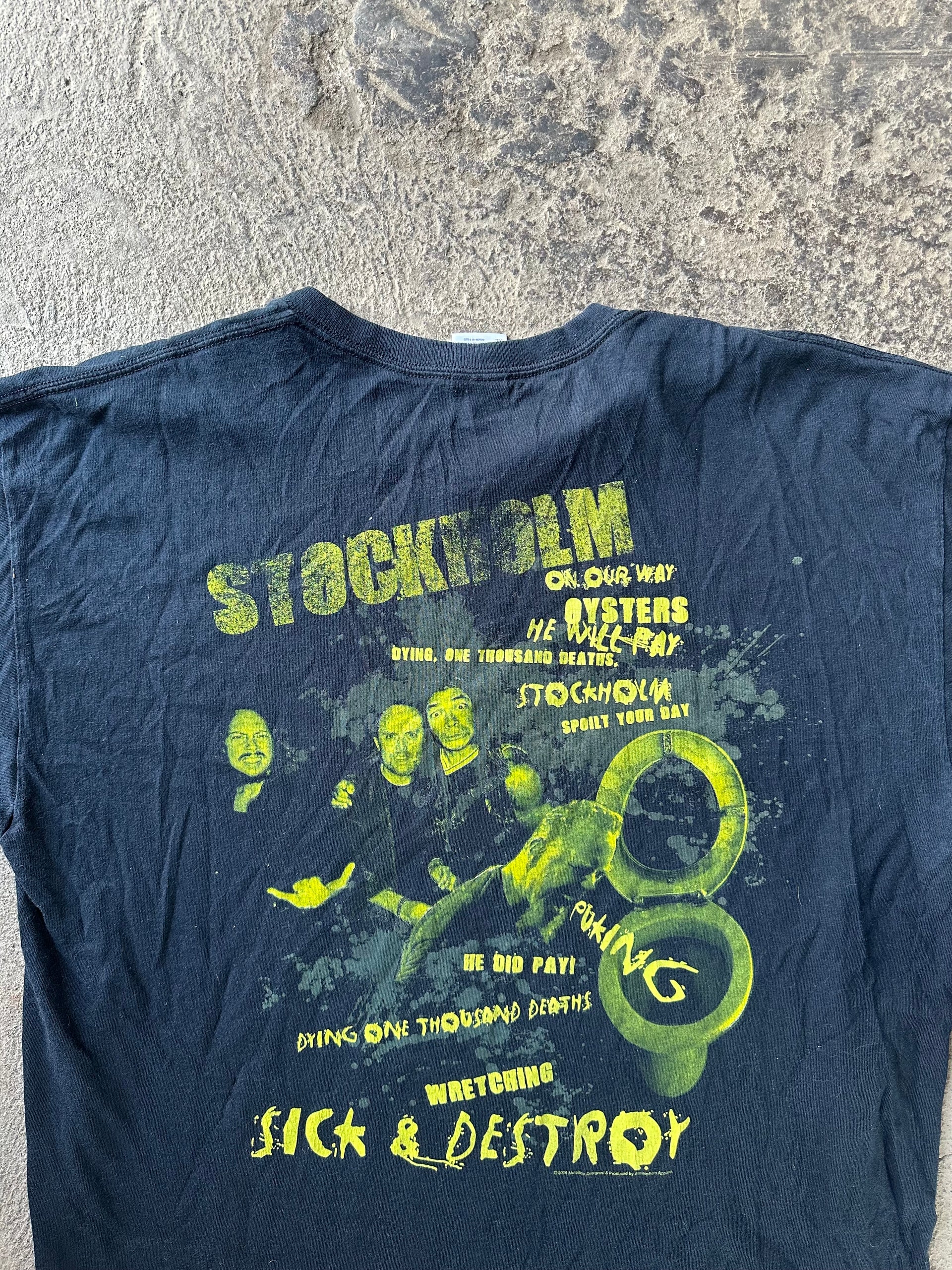 Metallica Stockholm Sick of the Studio 2007 Vintage Tour Tee | Size XL