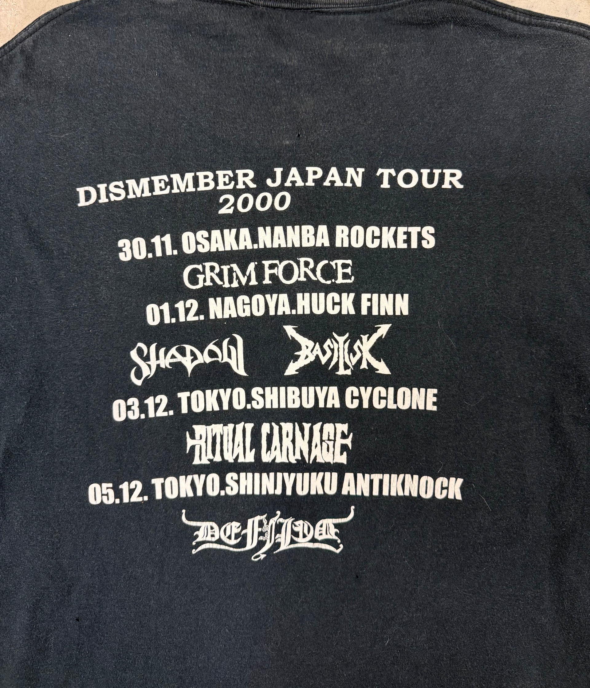 2000s Dismember Japan Tour Vintage Band Tee | Size XL