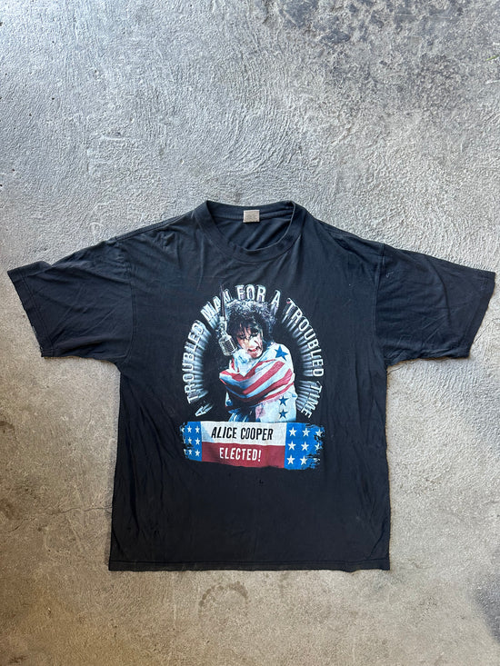 2001 Alice Cooper Elected Vintage Tee | Size XL