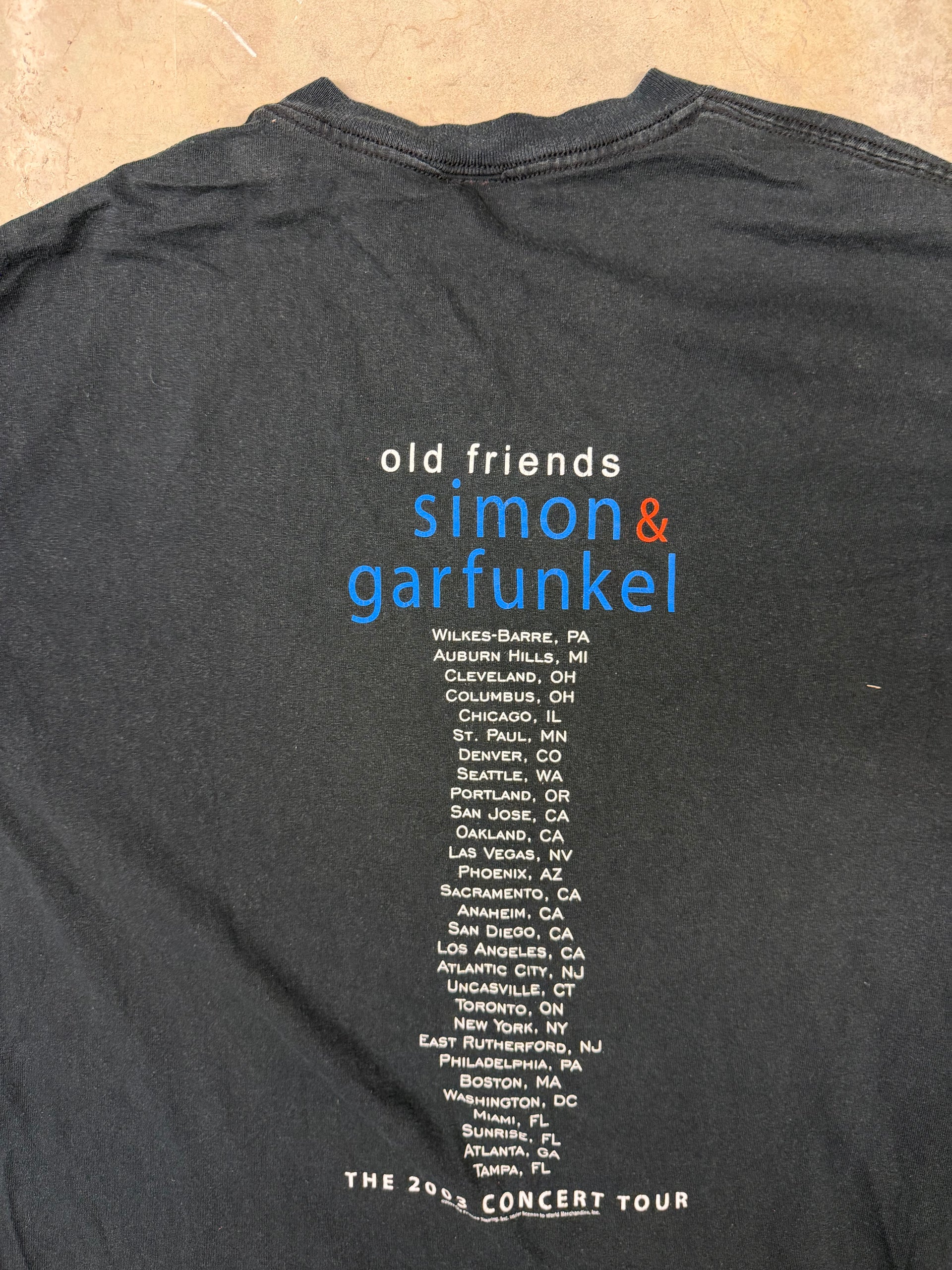 00s Simon & Garfunkel “Old Friends” Tour Tee | Size XL