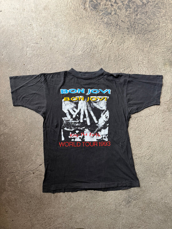 Bon Jovi Keep the Faith World Tour 1993 Vintage Tee | Size L