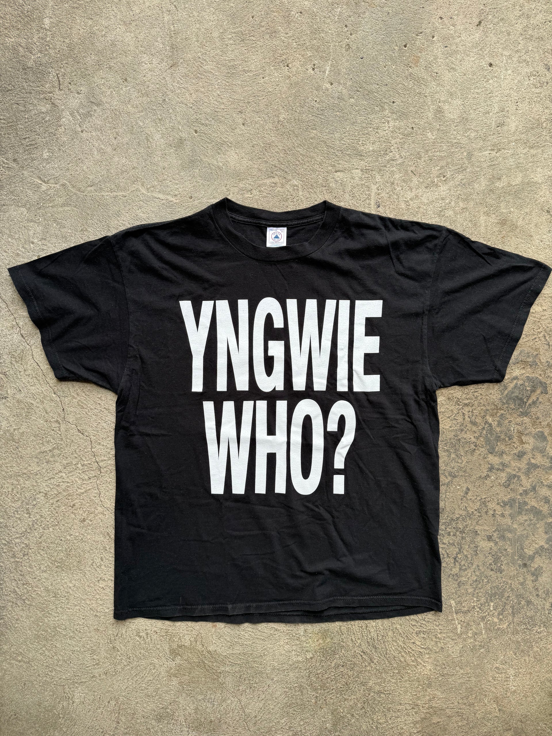 Yngwie Malmsteen “Yngwie Who?” 2000s Vintage Tee | Size XL