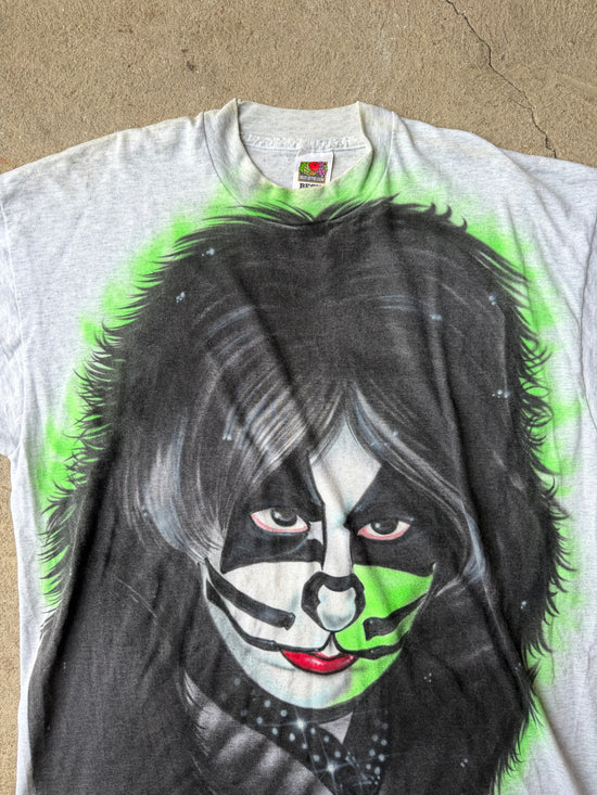 90s KISS Airbrush Portrait Tee | Size XL