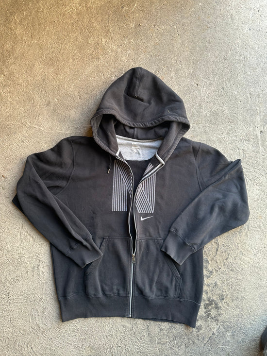 Nike Logo Full-Zip Hoodie 2010s | Size XL