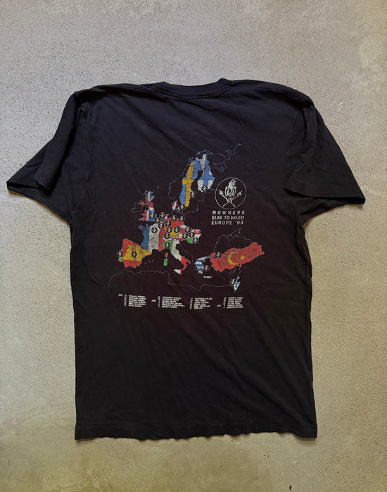 90s Metallica Nowhere Else To Roam Europe 93 Tee | Size XL