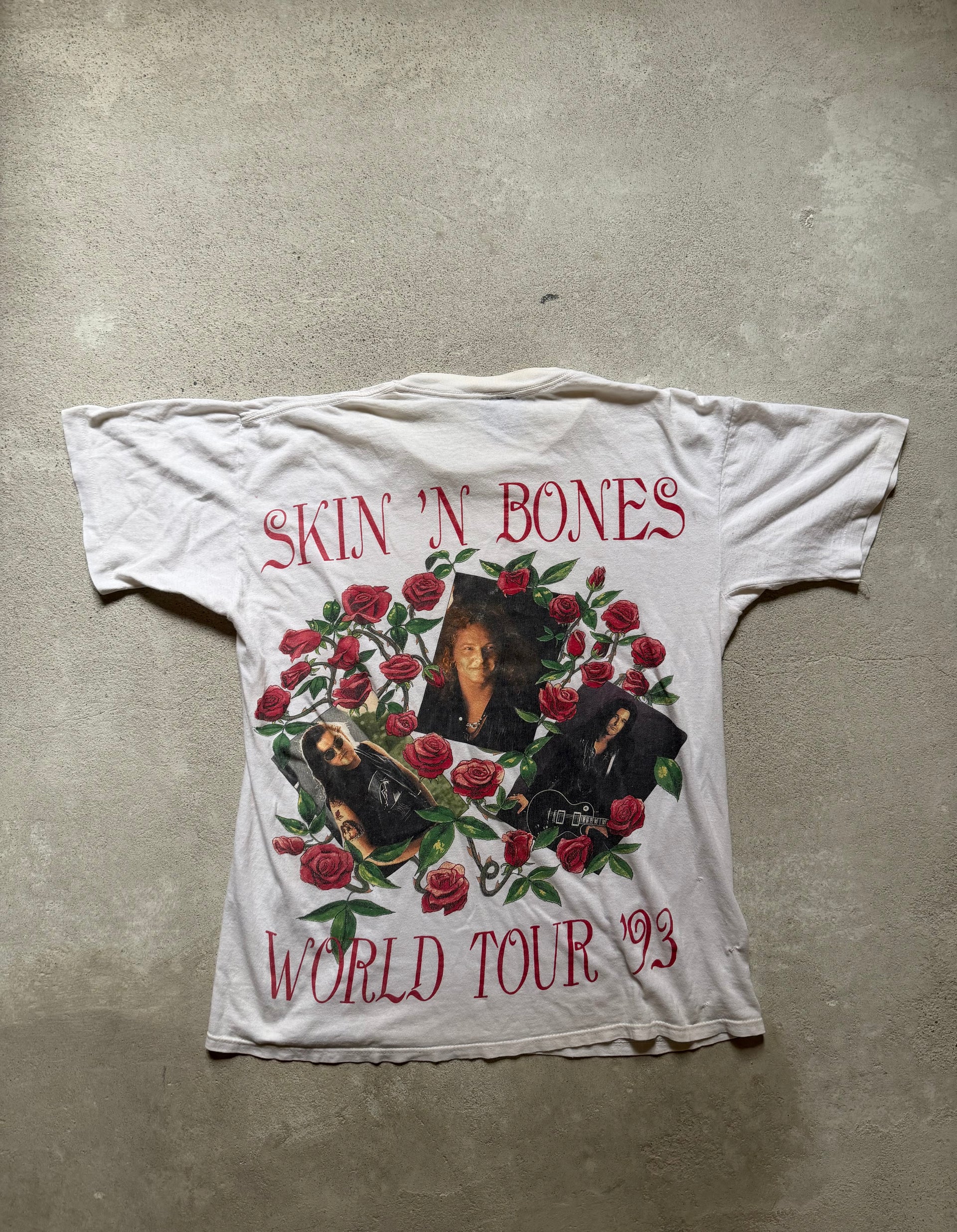 90s Guns N’ Roses Skin N’ Bones Tour Tee | L