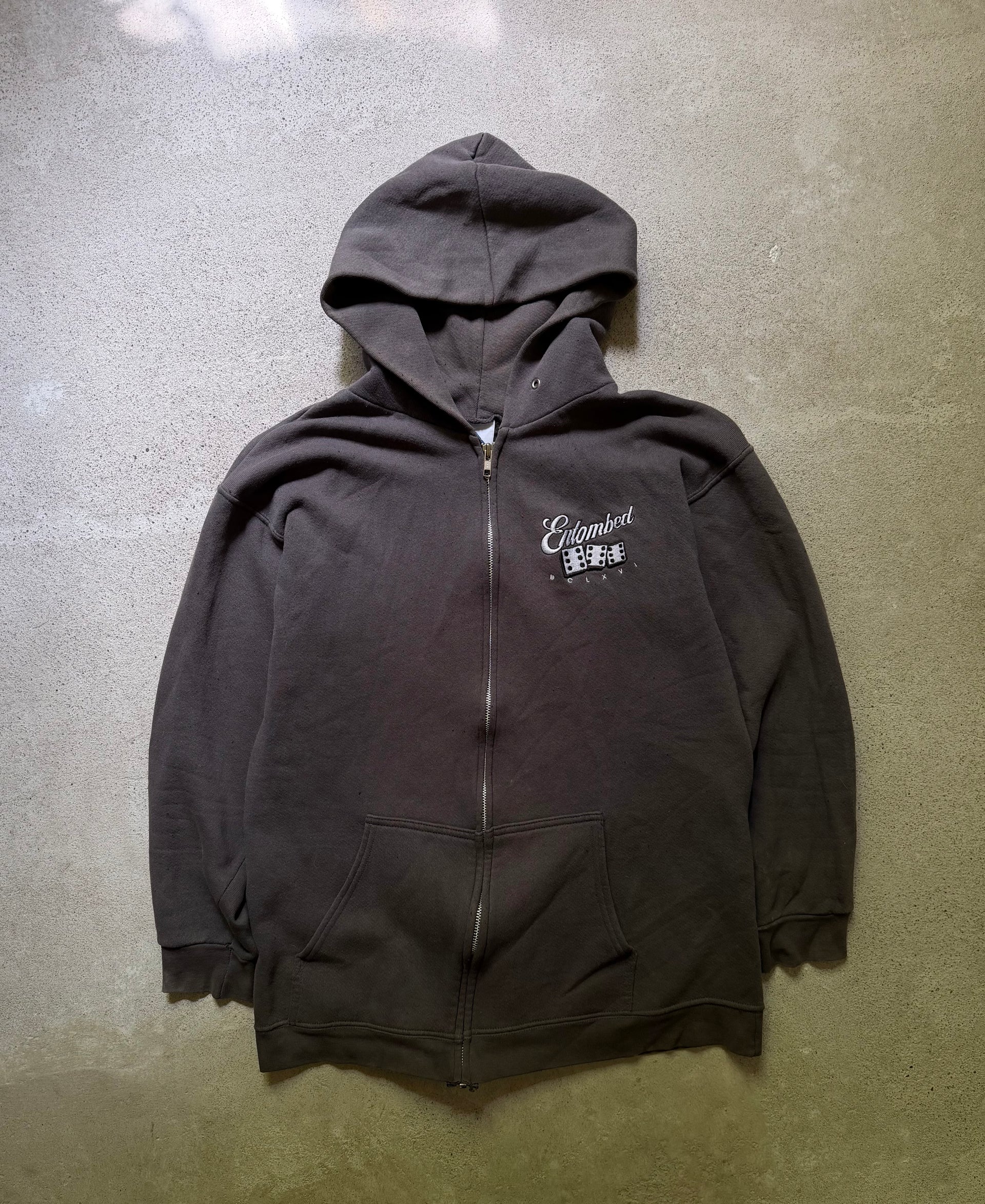 90s Entombed Zip Hoodie | Size M