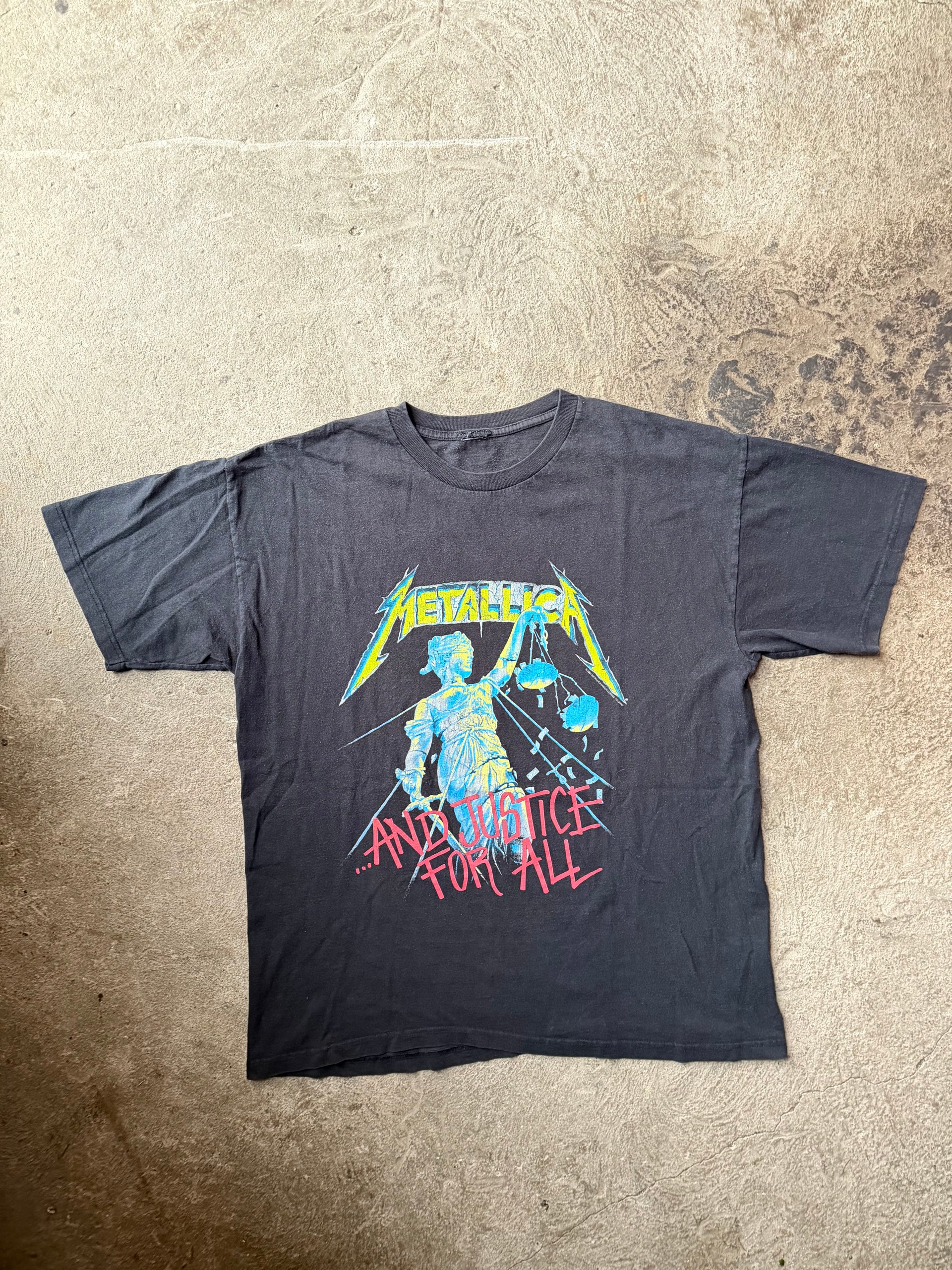 90s Metallica And Justice For All 1994 Giant Tee | Size XL