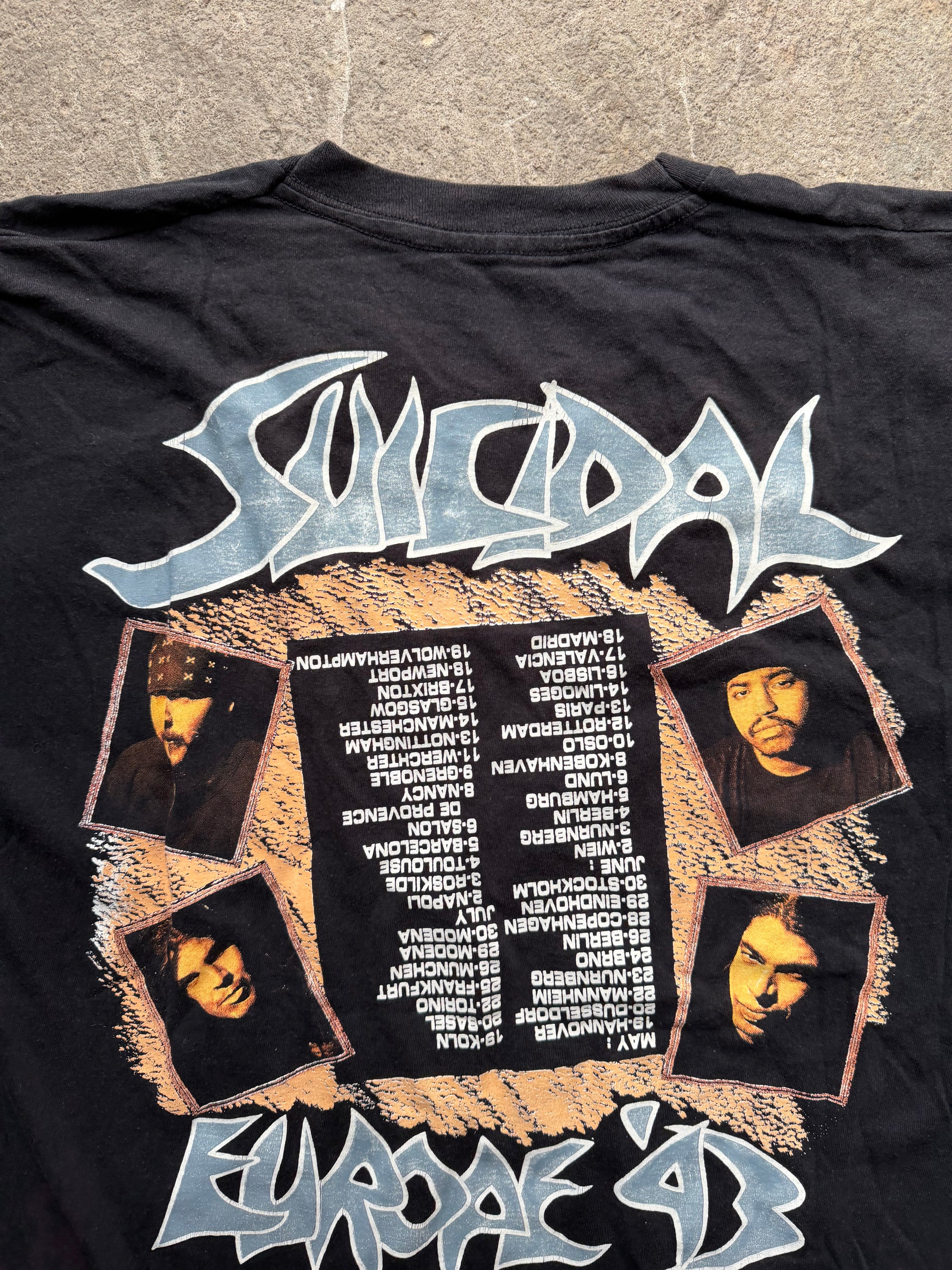 90s Suicidal Tendencies Europe ’93 Tour Tee | Size L