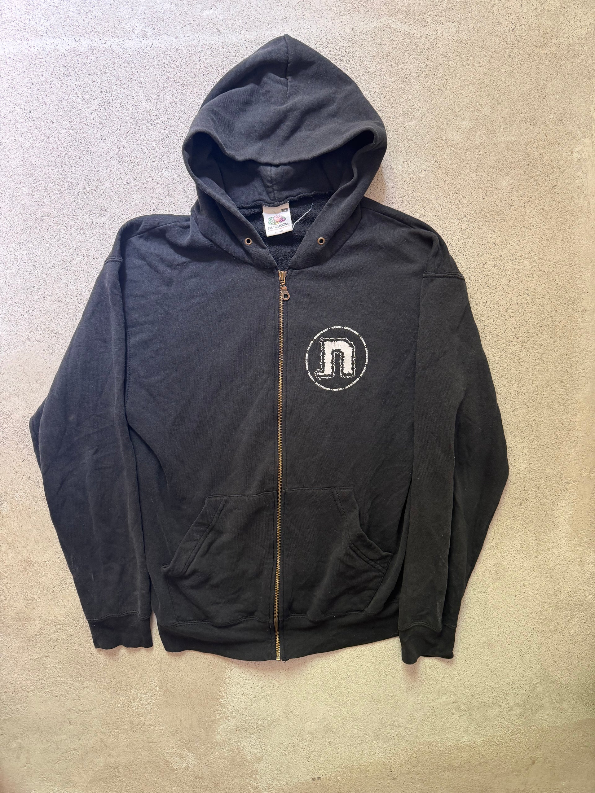 2000s Nasum Helvete Zip Hoodie | Size M