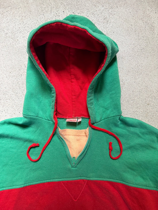 90s Half Zip Hoodie | Size L