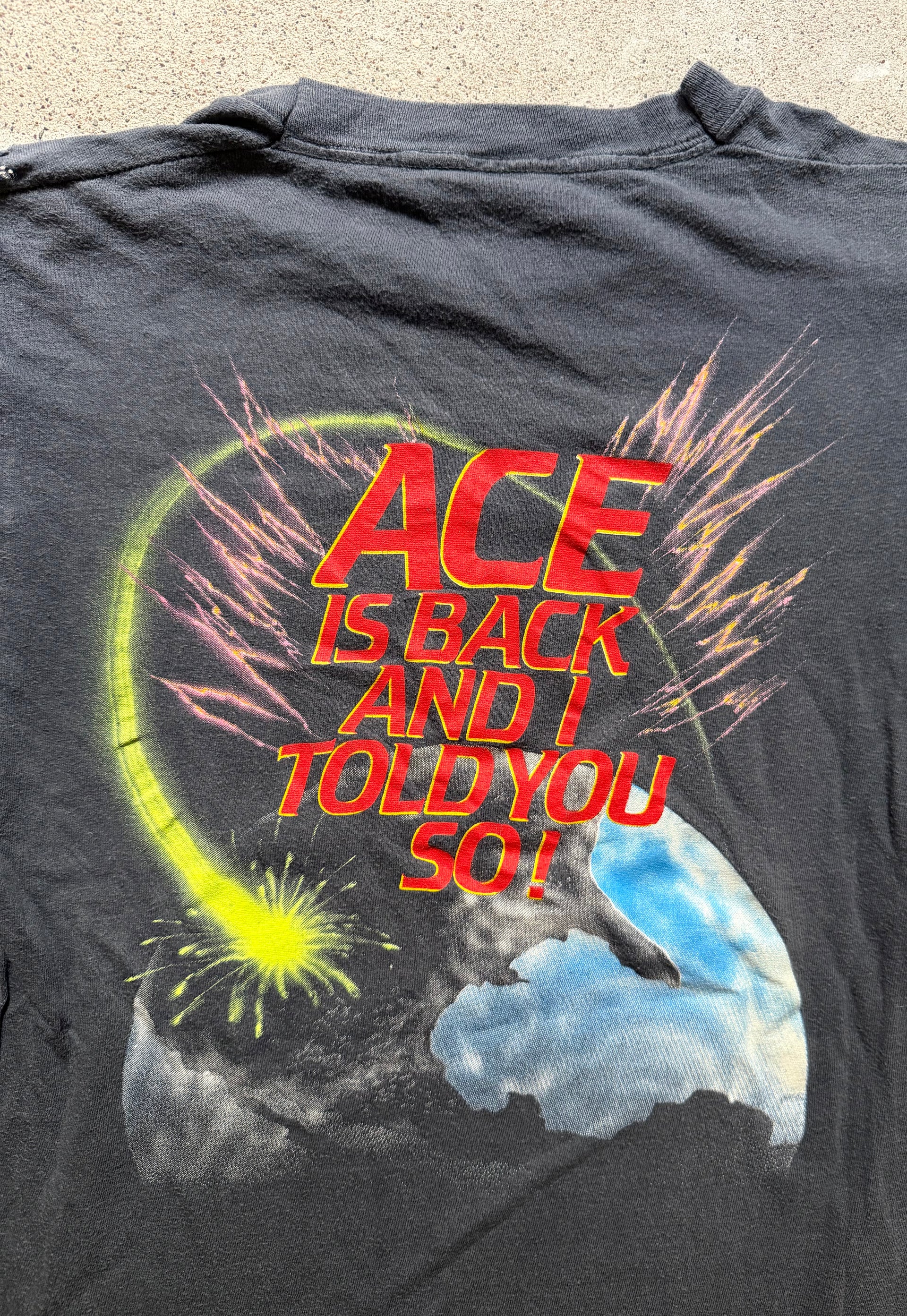 80s Ace Frehley Frehley’s Comet Tour Tee | Size S/M