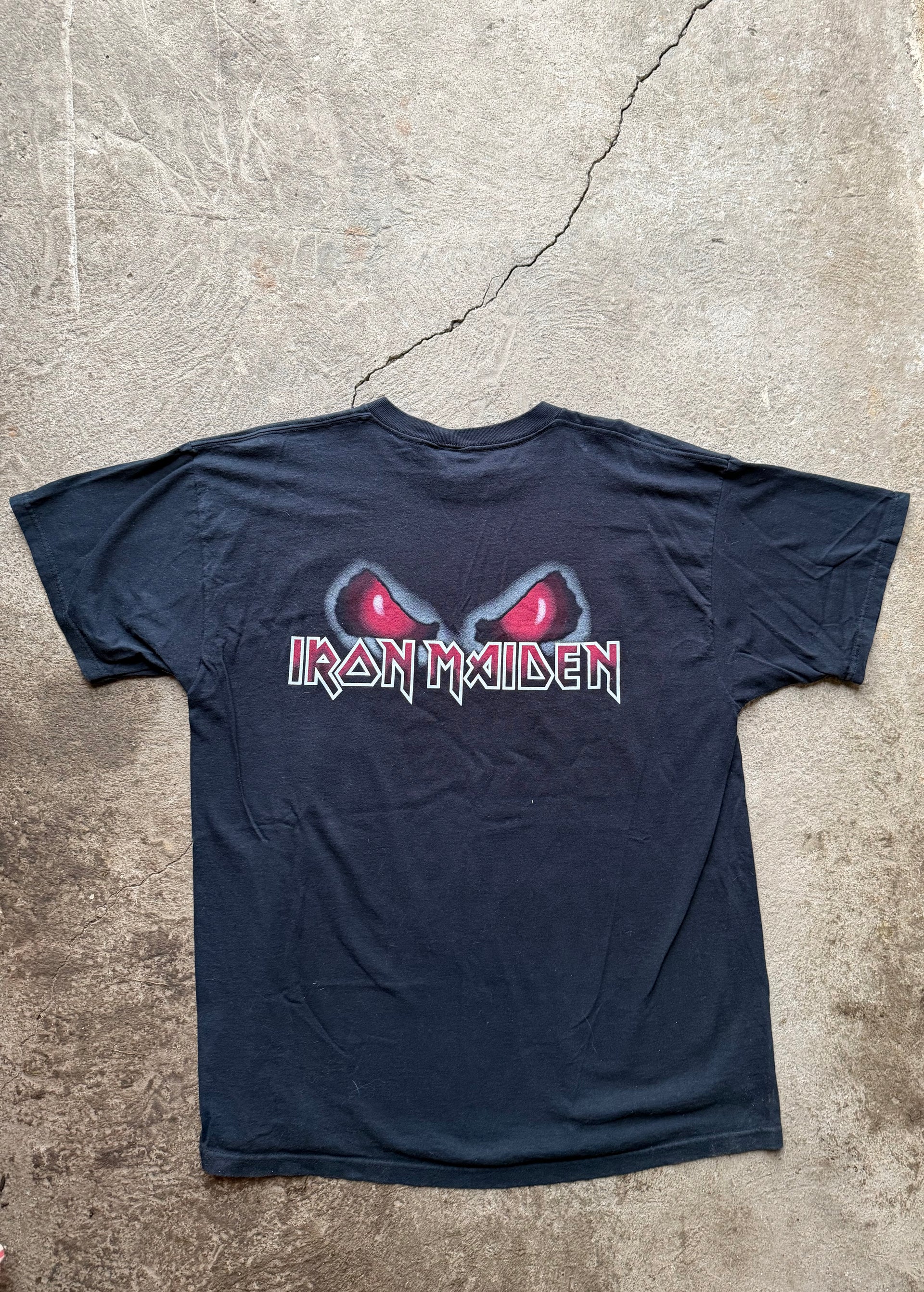 00s Iron Maiden Death on the road T-Shirt | Size XL