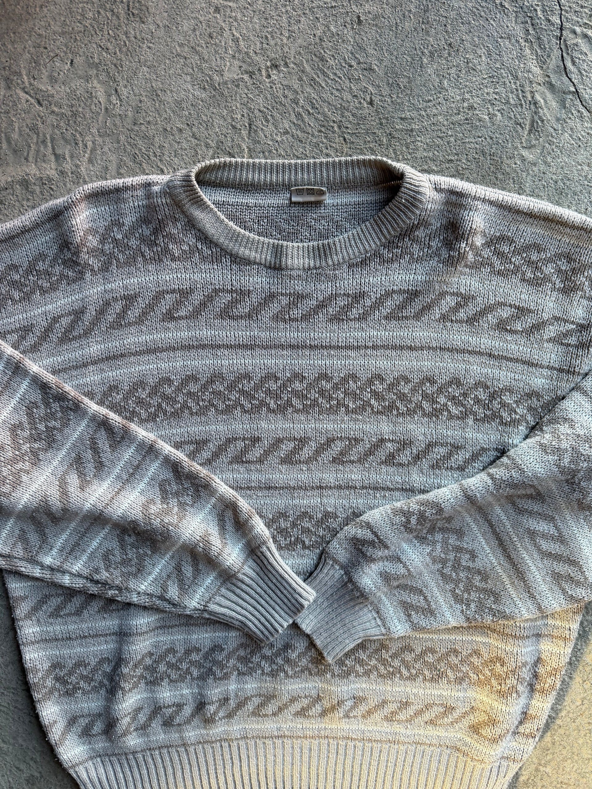 90s Burton Pattern Knit | Size XL