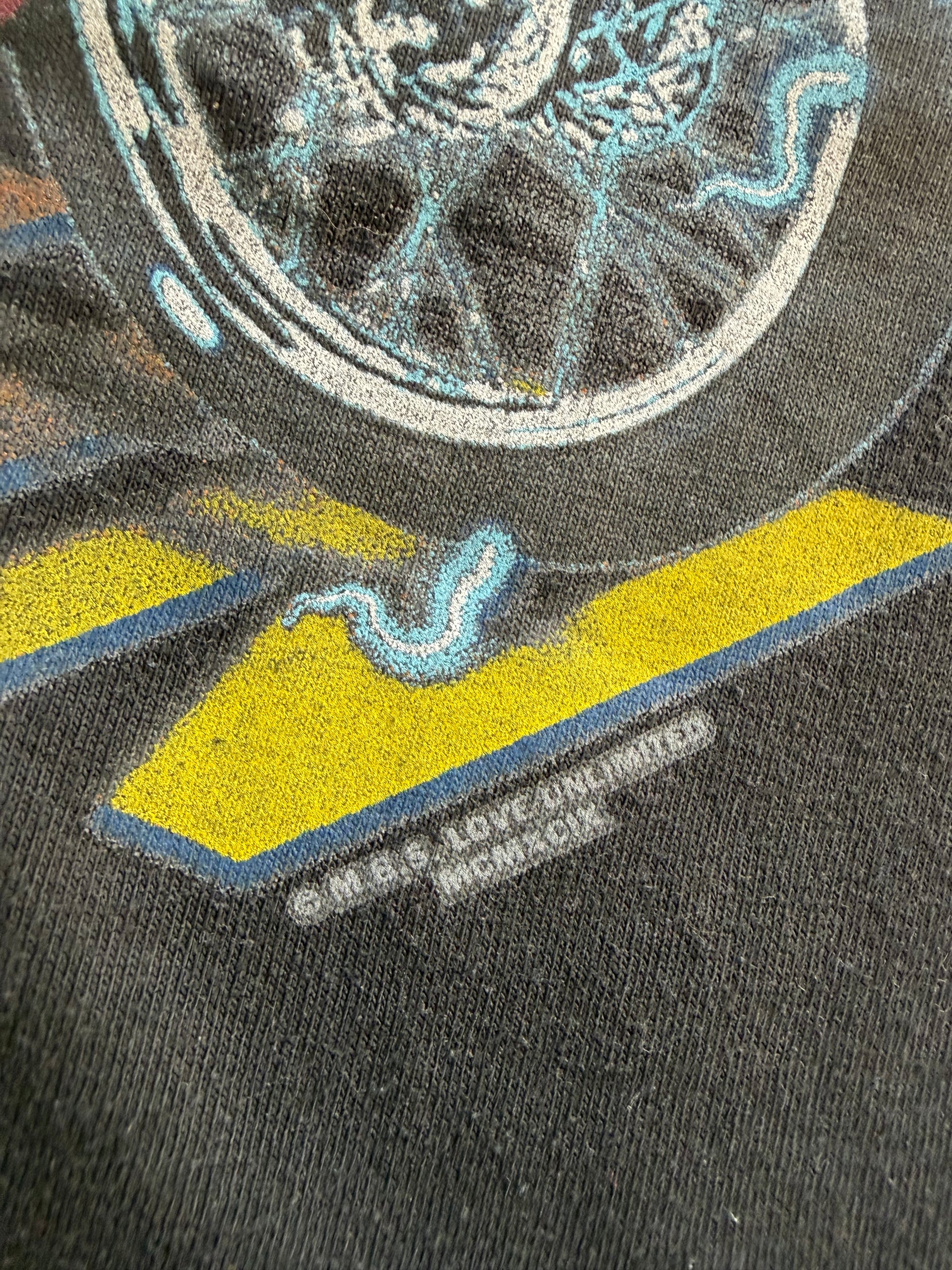 90s Midnight Run Puerto Rico Biker faded Tee| Size L
