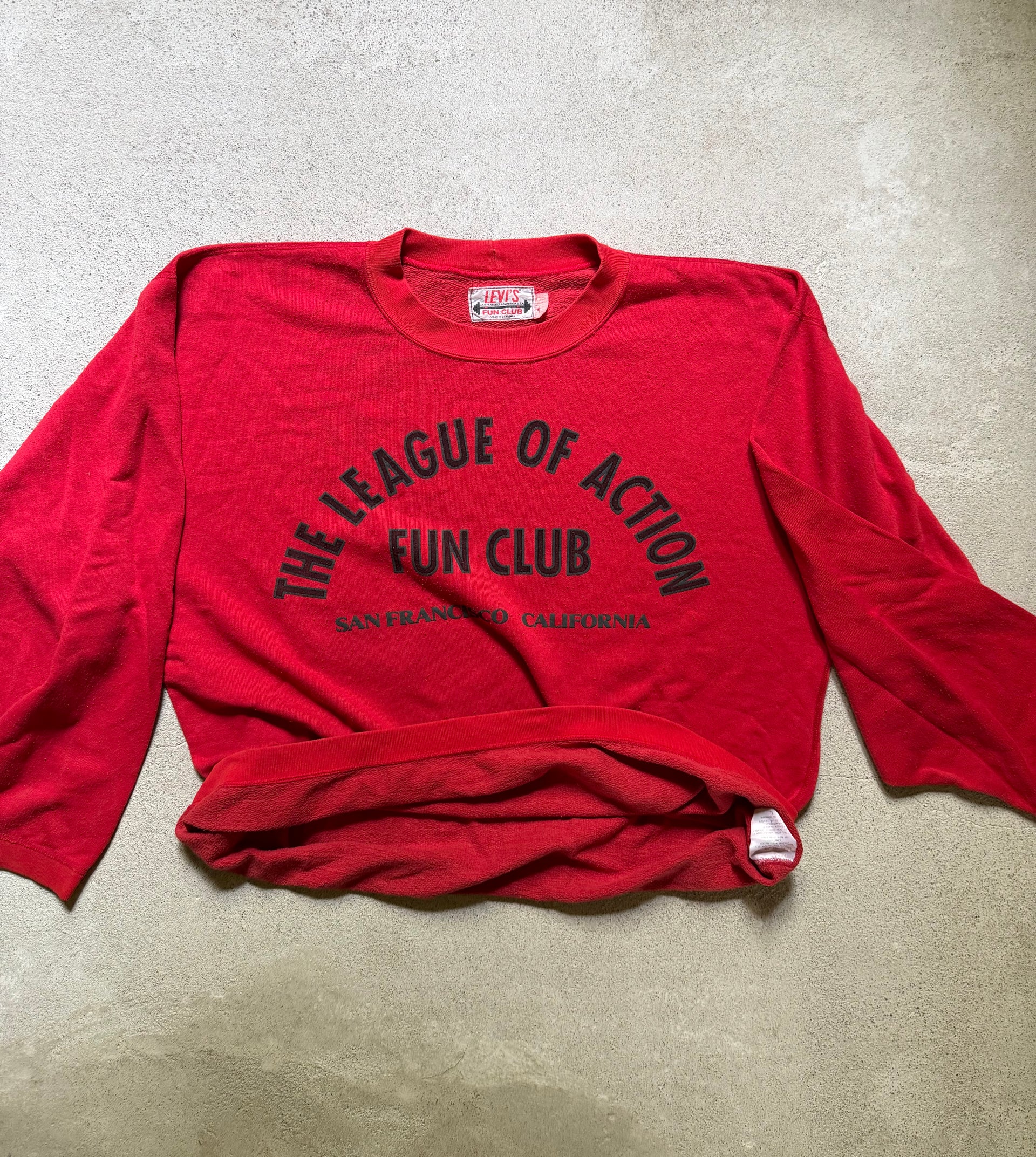 80s Levi’s Fun Club Sweatshirt | Size L