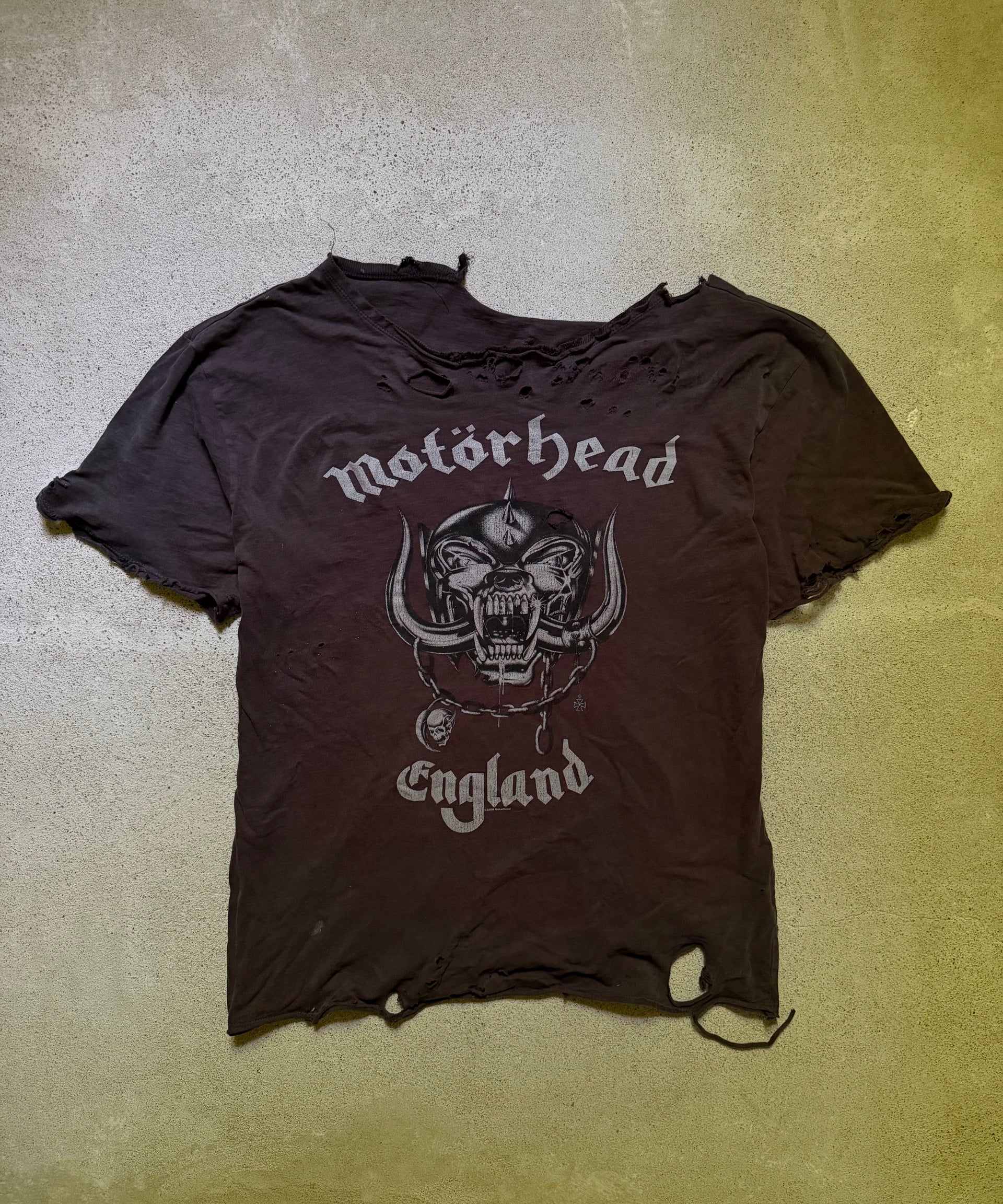 2000s Motörhead England Distressed Tee | Size L