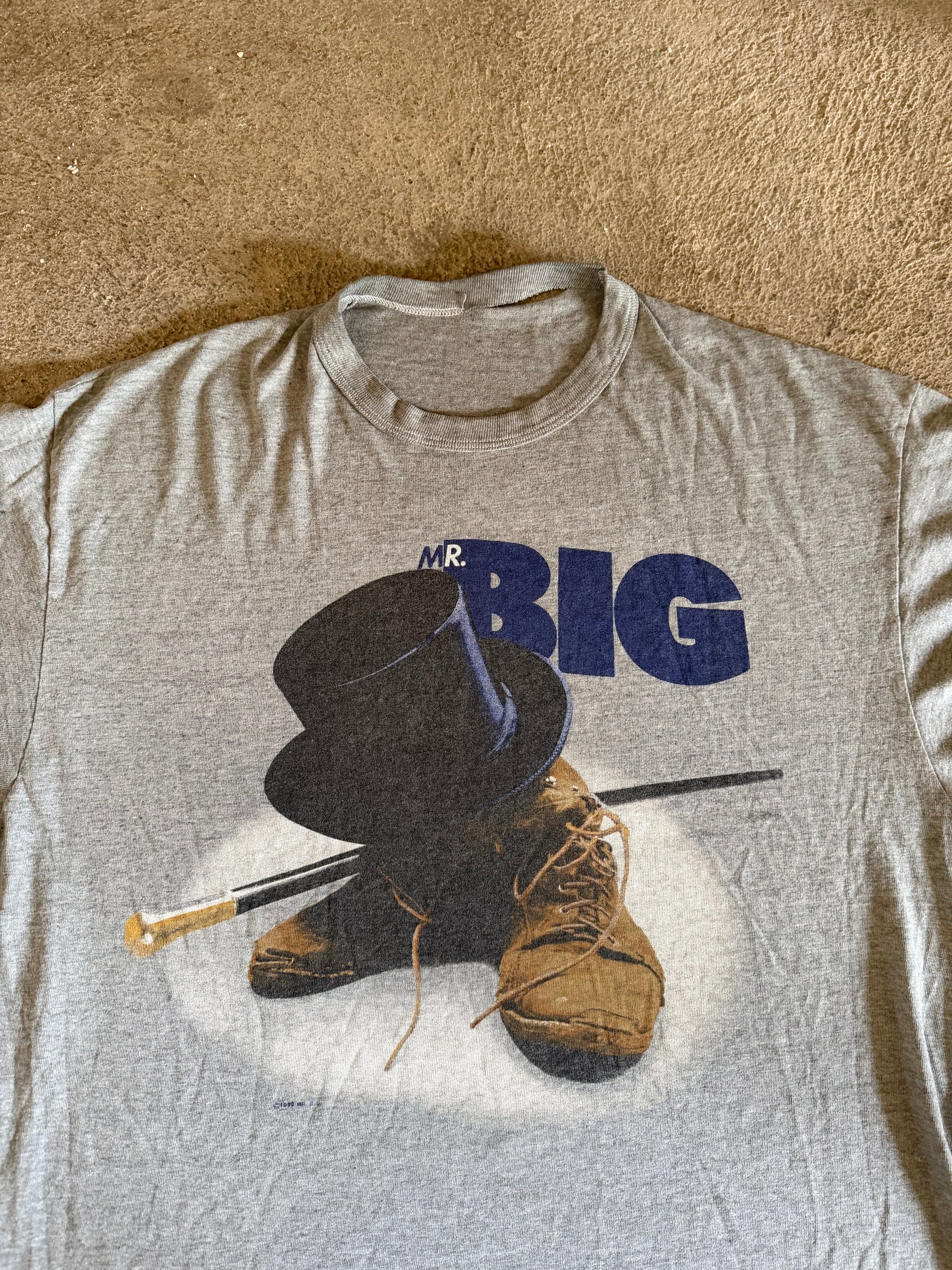 80s Mr. Big The Big Tour Vintage Tee | Size L