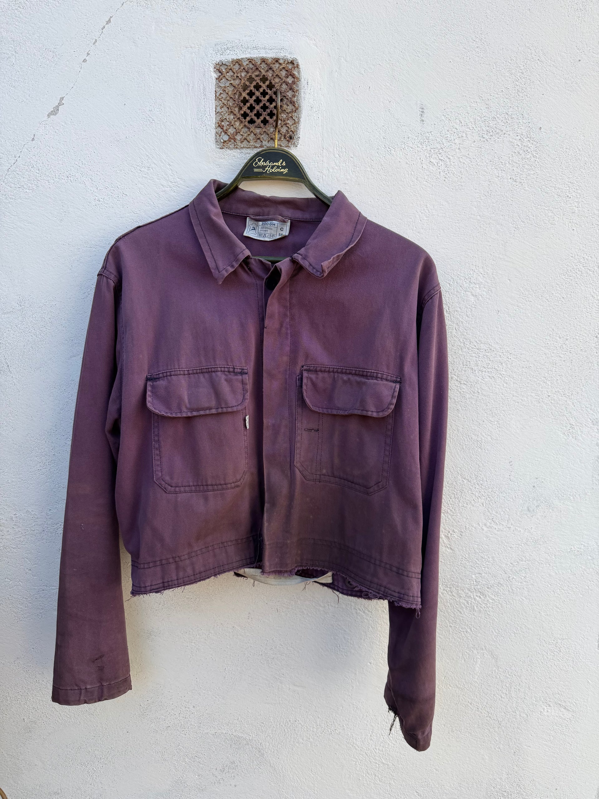 70s Faded Workwear Jacket | Size L