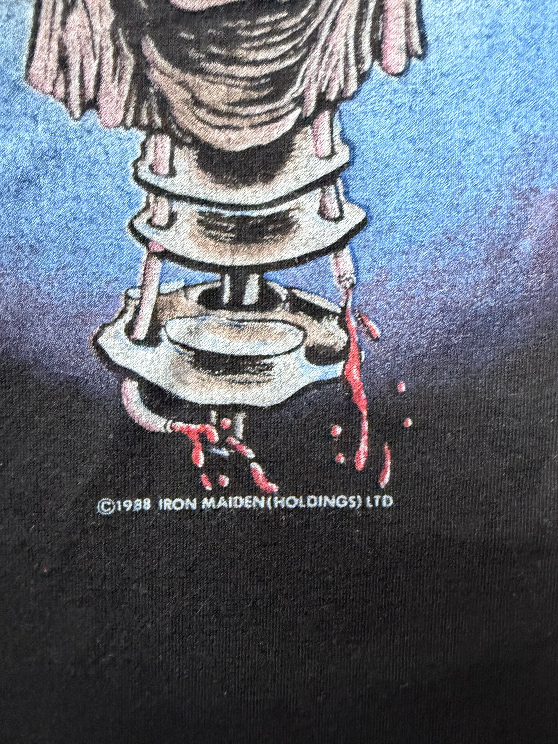 80s Iron Maiden “Piece of Mind” 1988 Tee | Size L