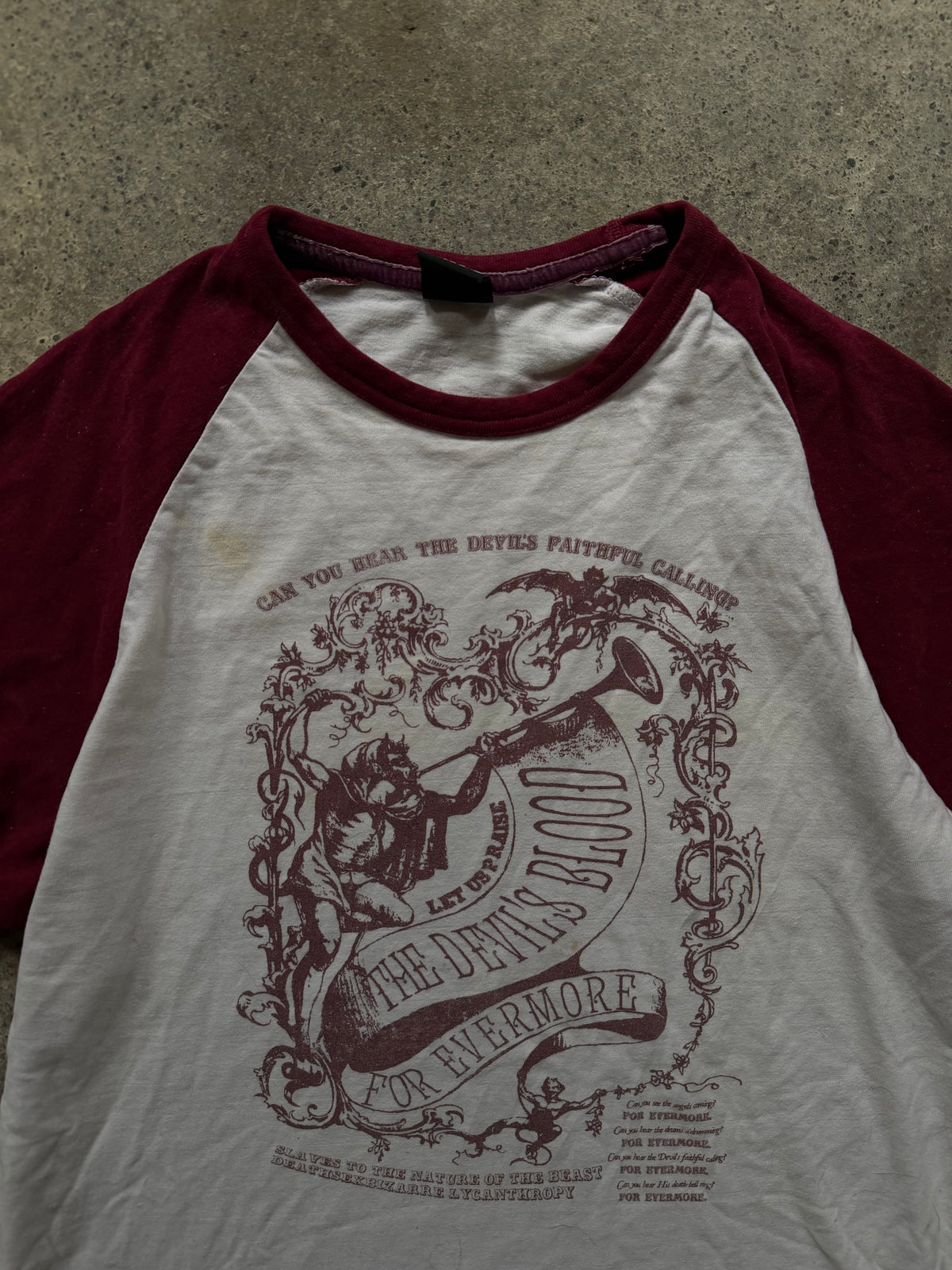 2010 The Devil’s Blood Ceremonies Tour Raglan T-Shirt | Size M