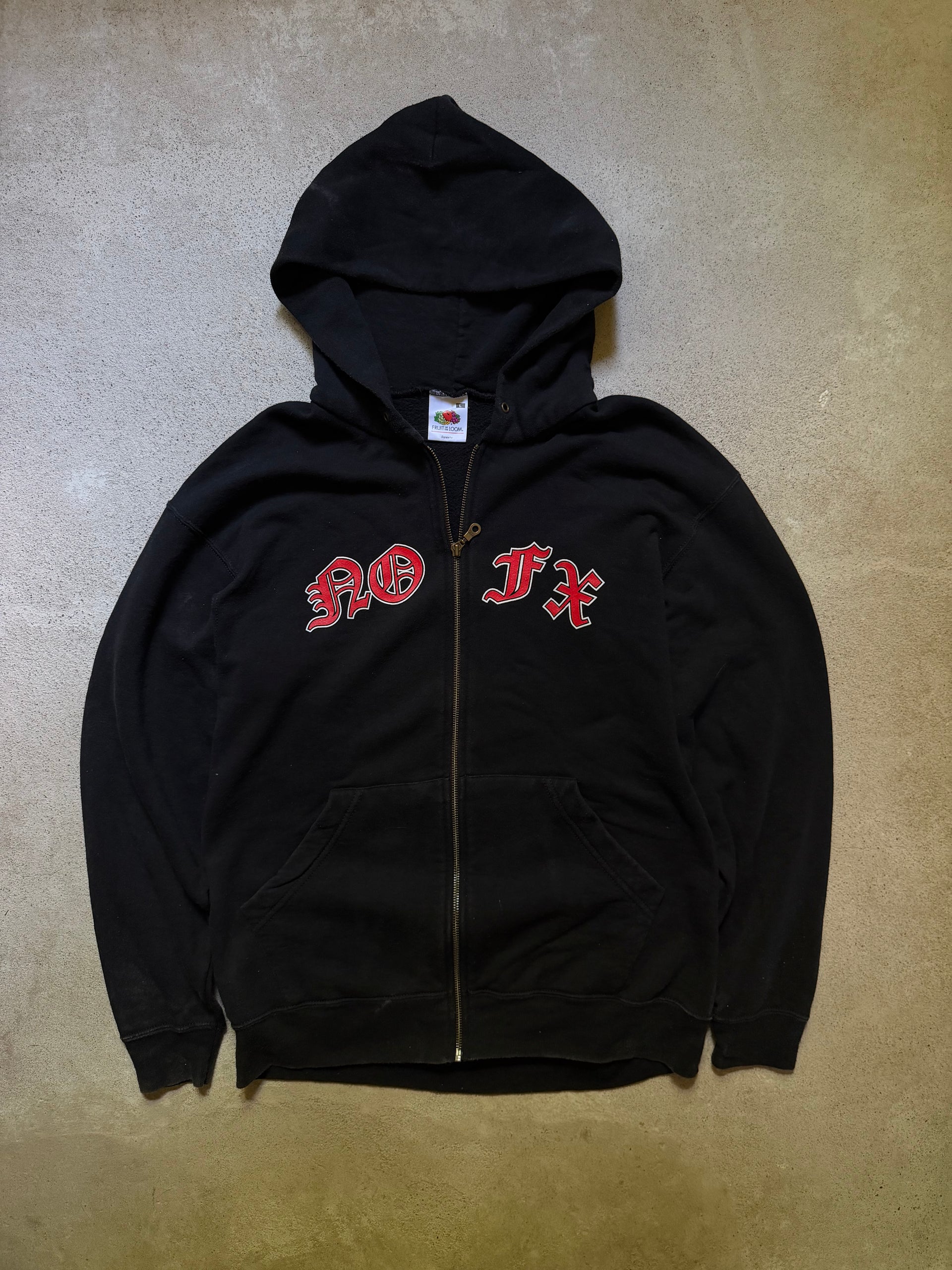 2000s NOFX War on Errorism Zip Hoodie | Size L