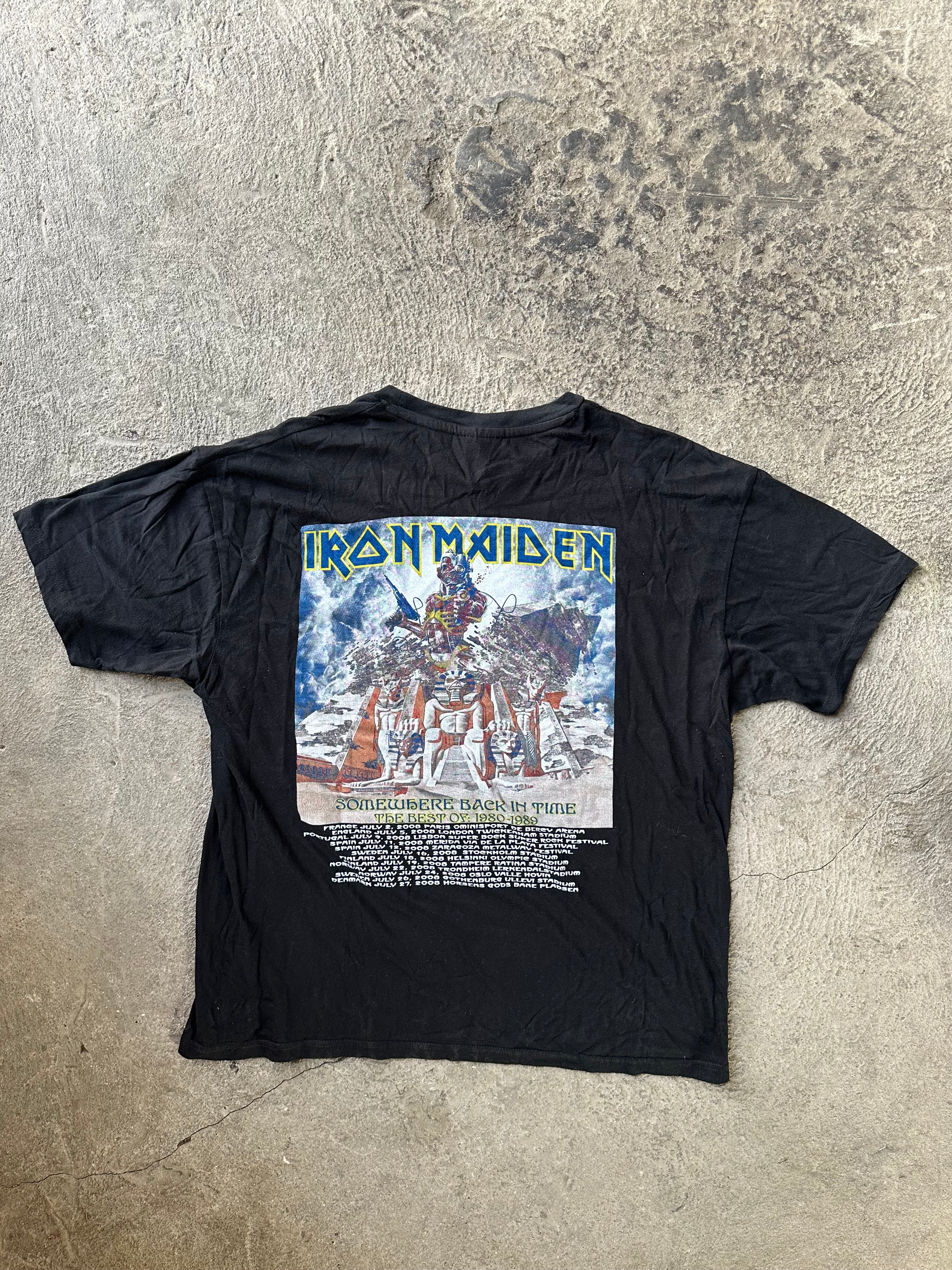 アイアンメイデン Tシャツ Somewhere Back in Time IRON MAIDEN (アイアン・メイデン) SOMEWHERE BACK IN TIME