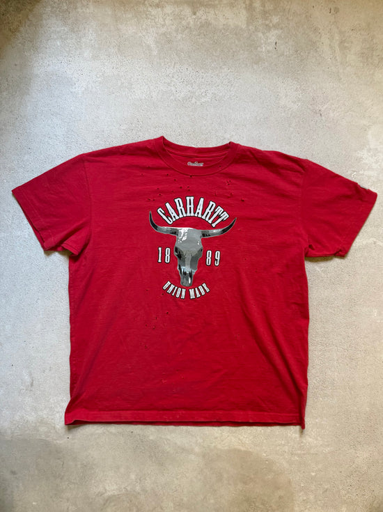 2010s Carhartt Distressed T-Shirt | Size XL