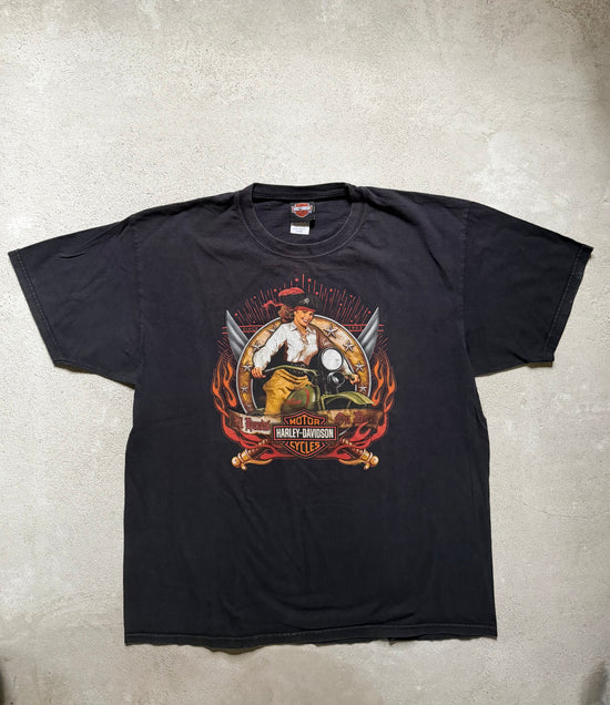 2000s Faded Harley-Davidson T-Shirt | Size XL