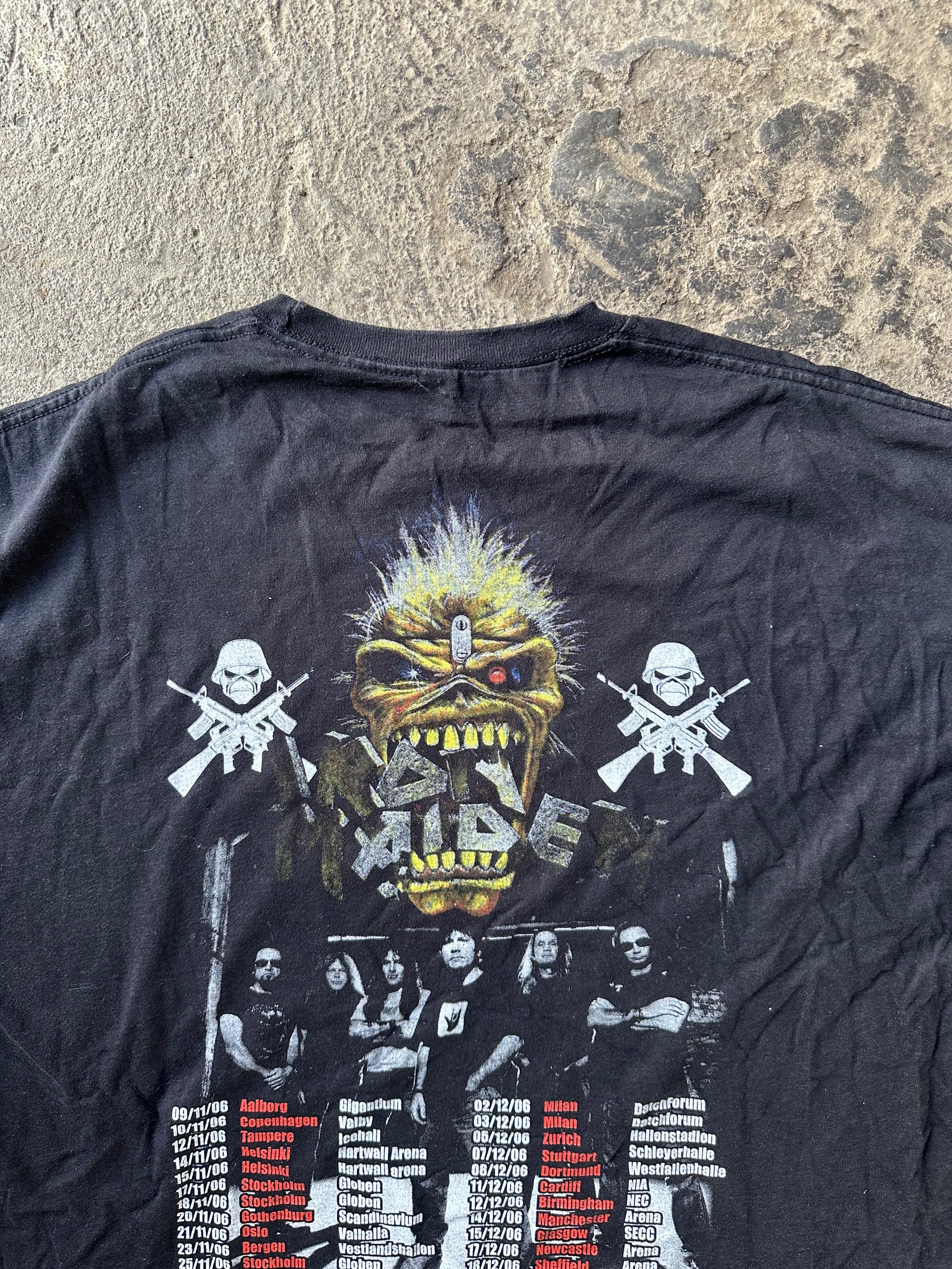 Iron Maiden A Matter of Life and Death Tour 2006 Vintage Tee | Size XL