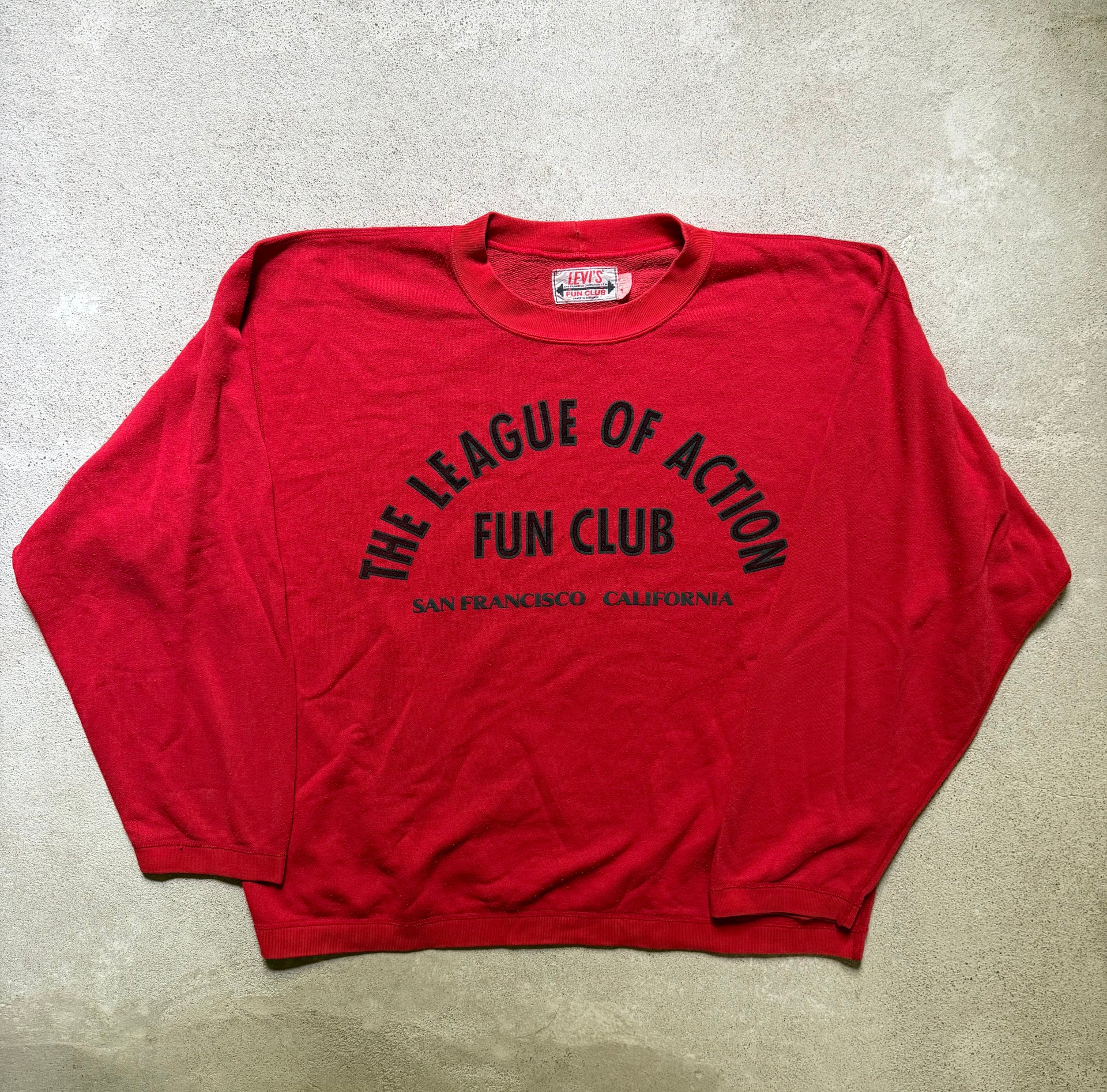 80s Levi’s Fun Club Sweatshirt | Size L