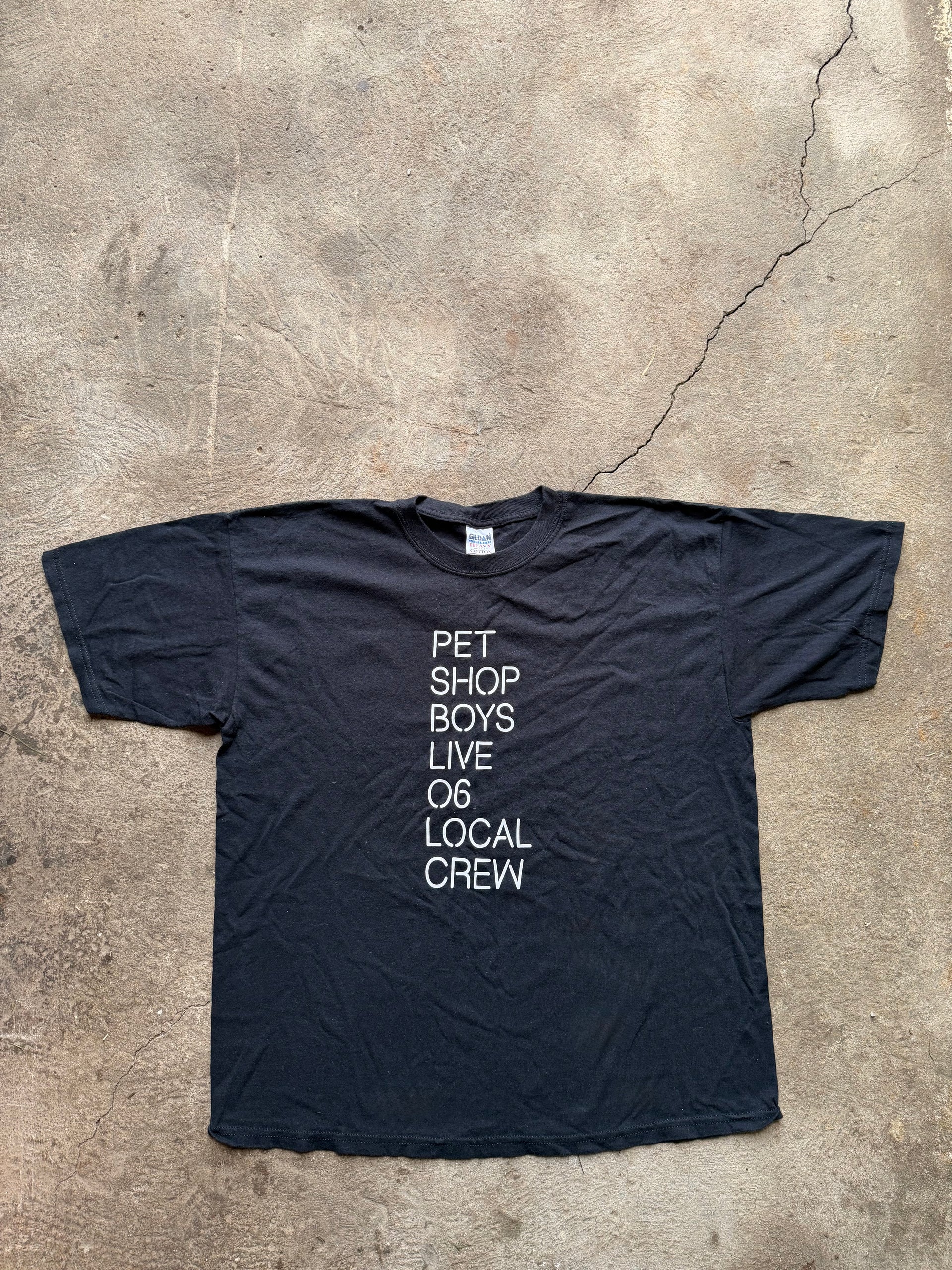 2000s Pet Shop Boys “Live 06” Local Crew T-Shirt | Size XL